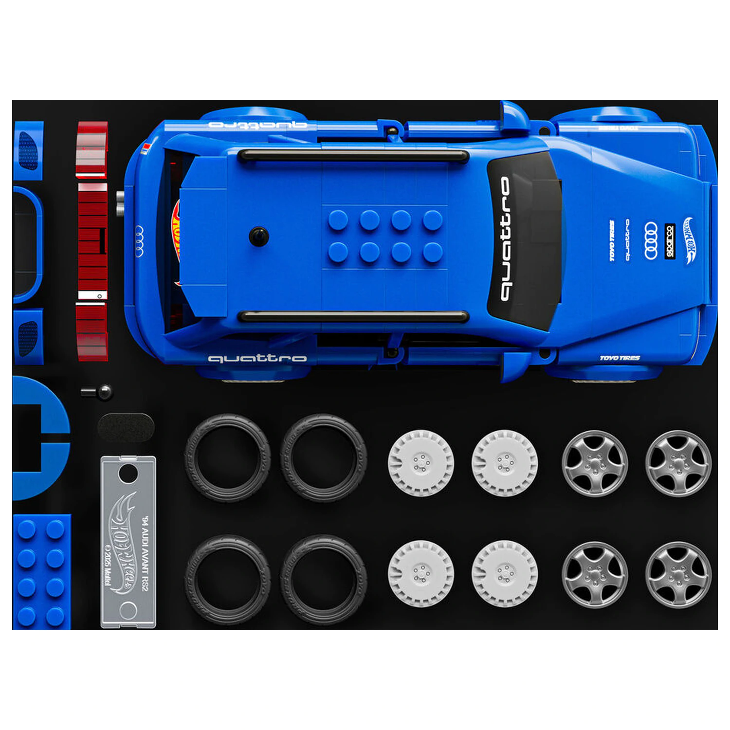 Hot Wheels Audi RS2 súprava na rýchlu stavbu produktová fotografia