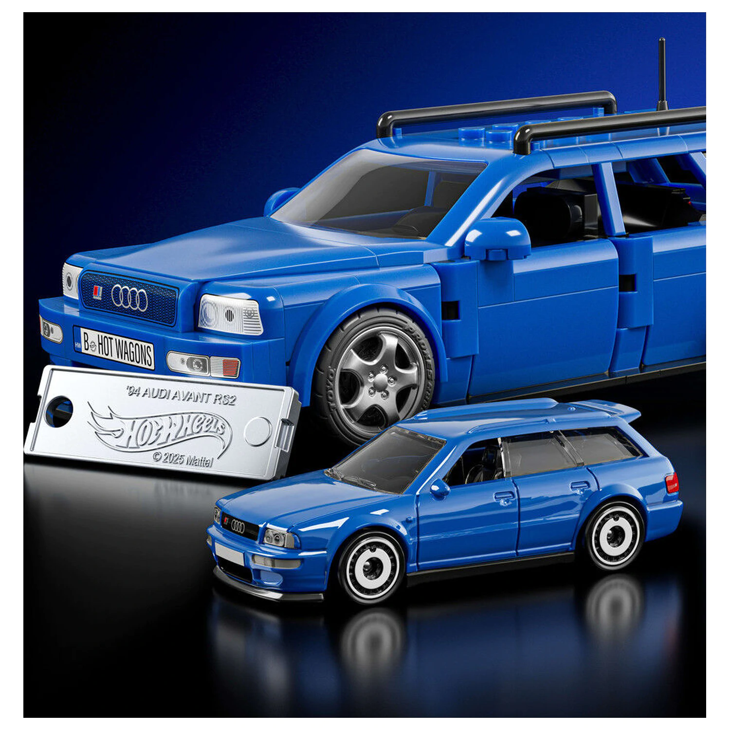 Hot Wheels Audi RS2 súprava na rýchlu stavbu produktová fotografia