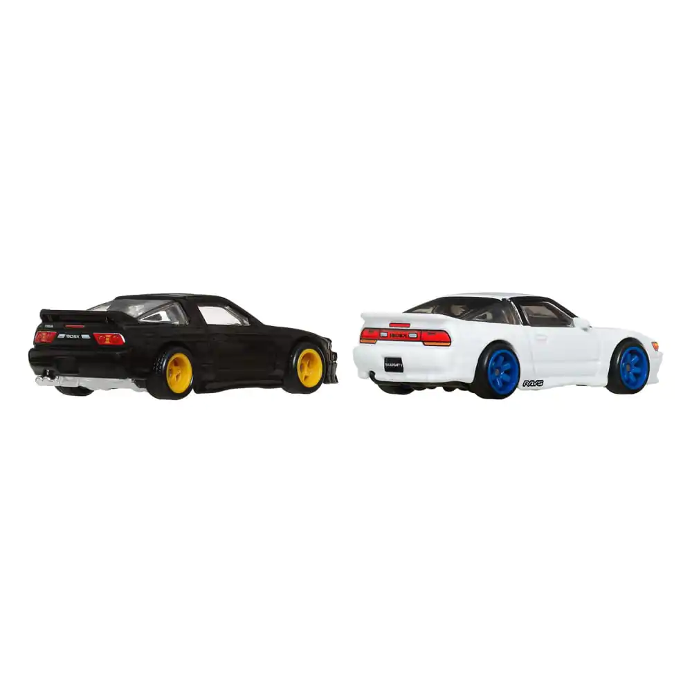 Hot Wheels Premium Car Culture Zberateľské kovové vozidlá 2-balenie 1/64 '96 Nissan 180SX Type X & Nissan SilEighty produktová fotografia