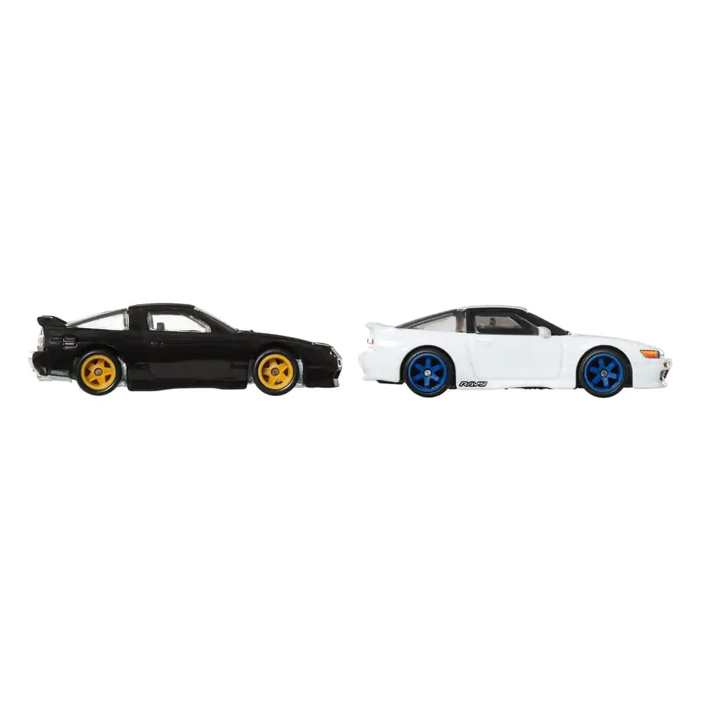 Hot Wheels Premium Car Culture Zberateľské kovové vozidlá 2-balenie 1/64 '96 Nissan 180SX Type X & Nissan SilEighty produktová fotografia