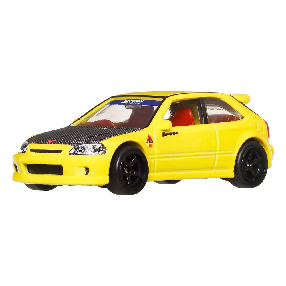 Hot Wheels Premium Car Culture Zberateľské autíčko 2-balenie 1/64 &#039;99 Honda Civic Type R (EK9) &amp; Honda Civic Type R produktová fotografia