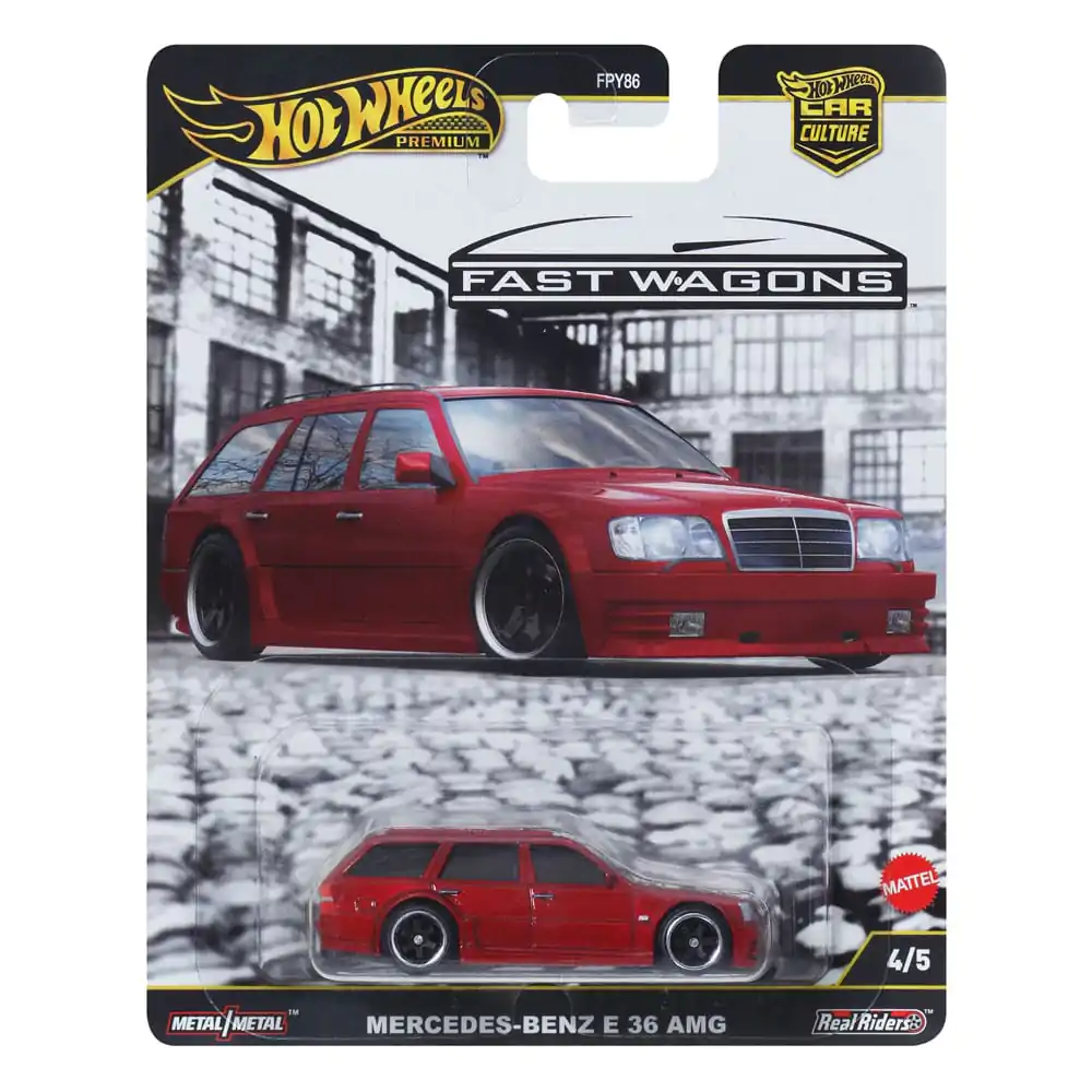Hot Wheels Premium Car Culture Zberateľské odlievané vozidlo 1/64 Mercedes-Benz E 36 AMG produktová fotografia