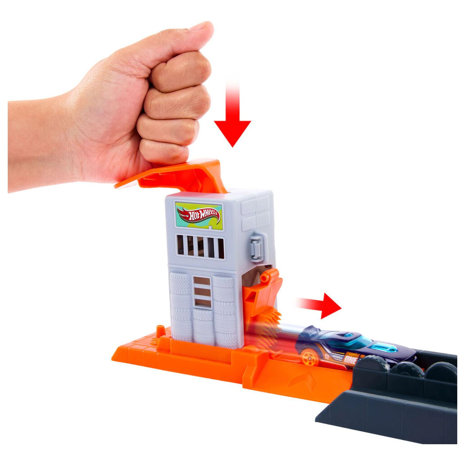 Hot Wheels City Gorilla Slam Attack herný set produktová fotografia