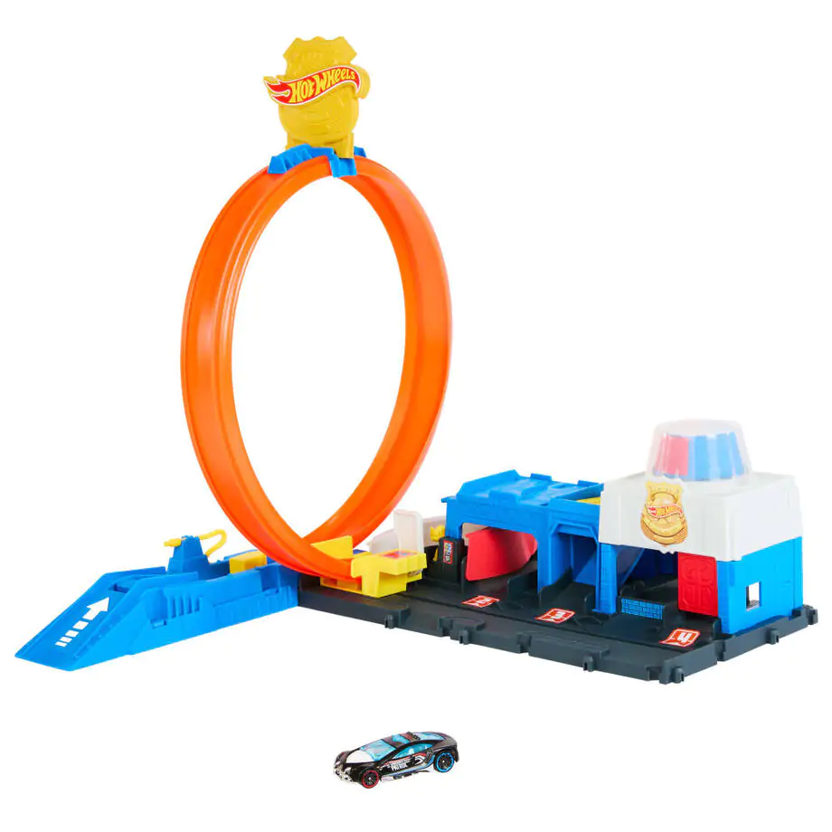 Hot Wheels City Super policajná stanica Playset produktová fotografia