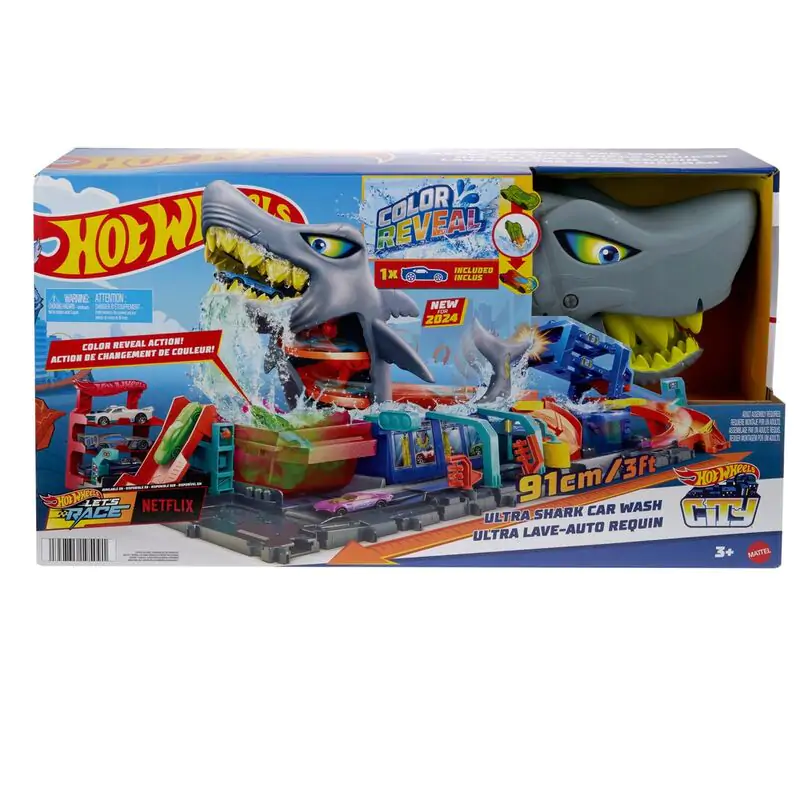 Hot Wheels City Ultra Shark Autoumyváreň produktová fotografia