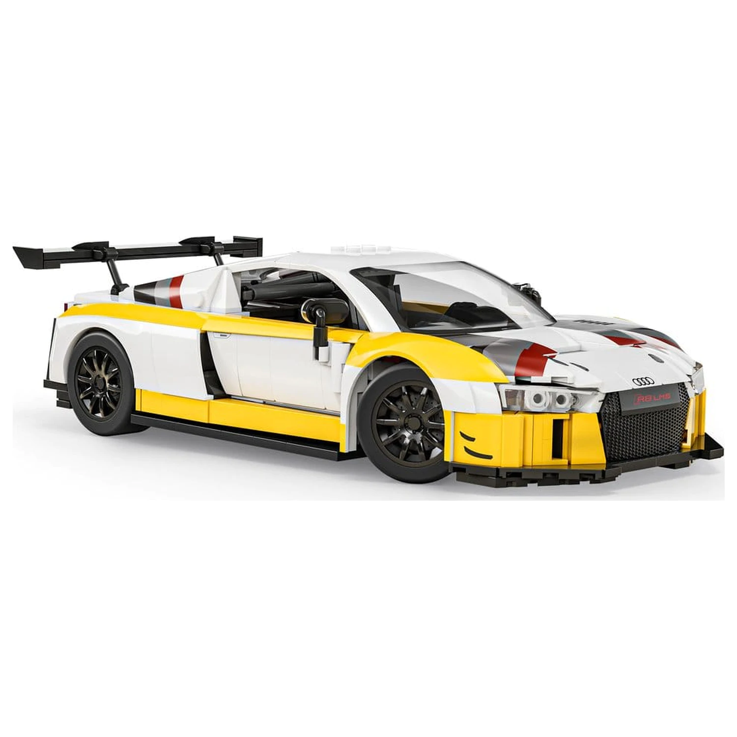 Hot Wheels Elite Mattel Brick Shop Stavebnica 1/16 '15 Audi R8 LMS produktová fotografia