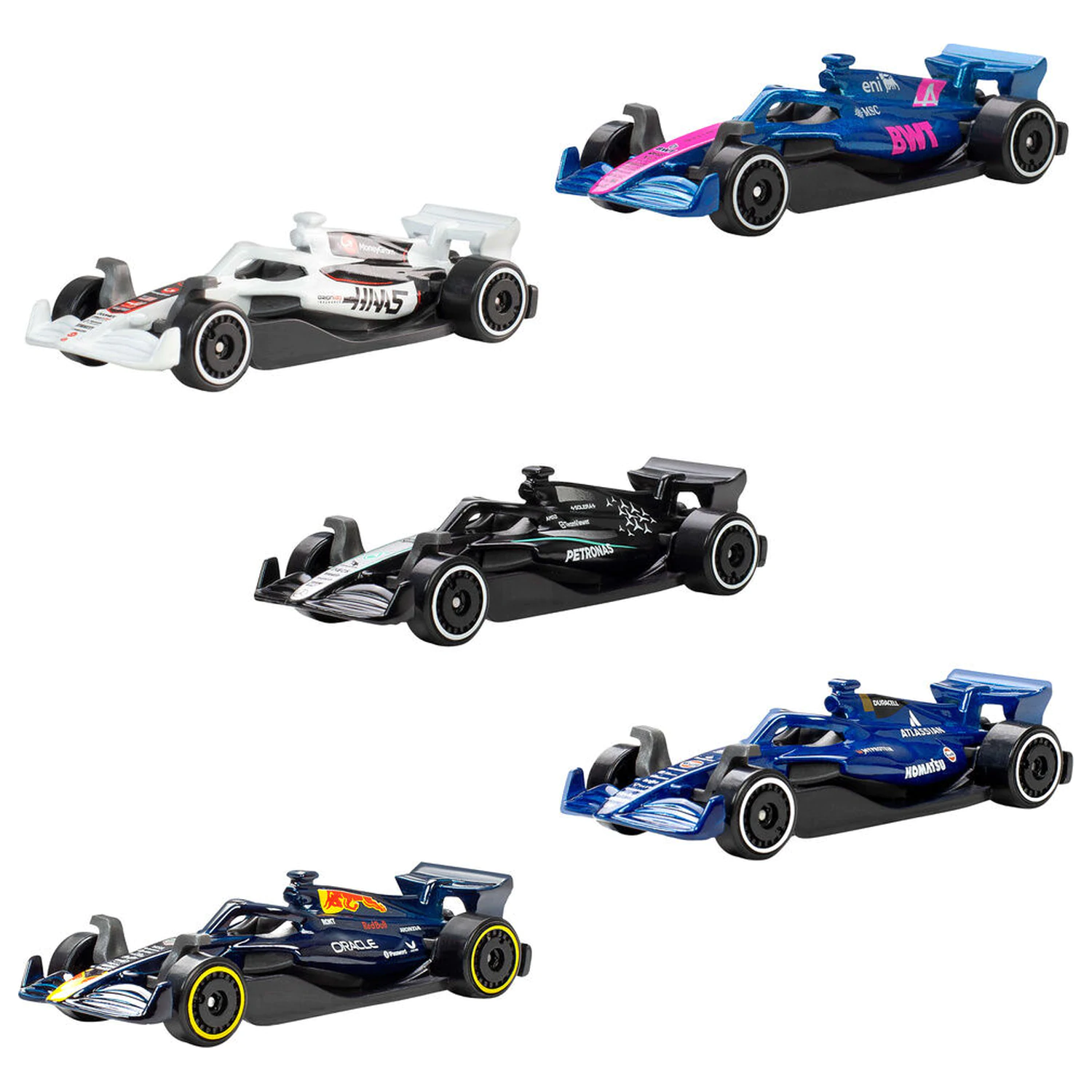 Hot Wheels F1 5-dielne balenie áut produktová fotografia