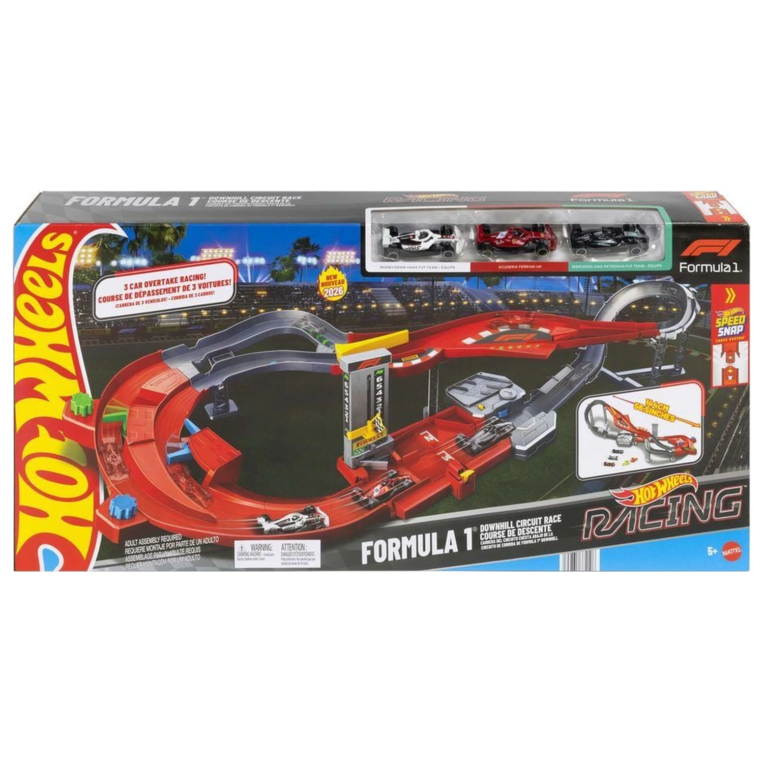 Hot Wheels Formula 1 autodráha produktová fotografia