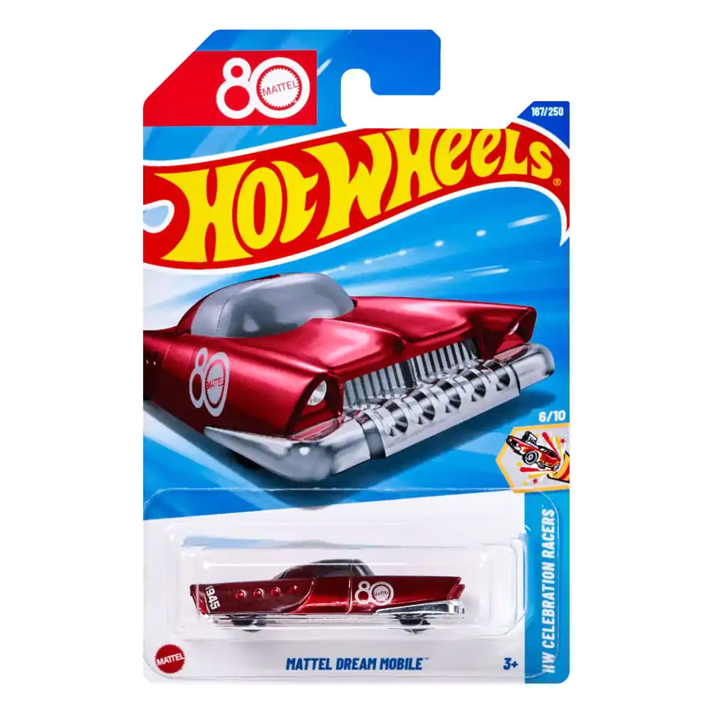 Hot Wheels HW Celebration Racers Diecast model auta 1/64 80. výročie Mattel Dream Mobile produktová fotografia