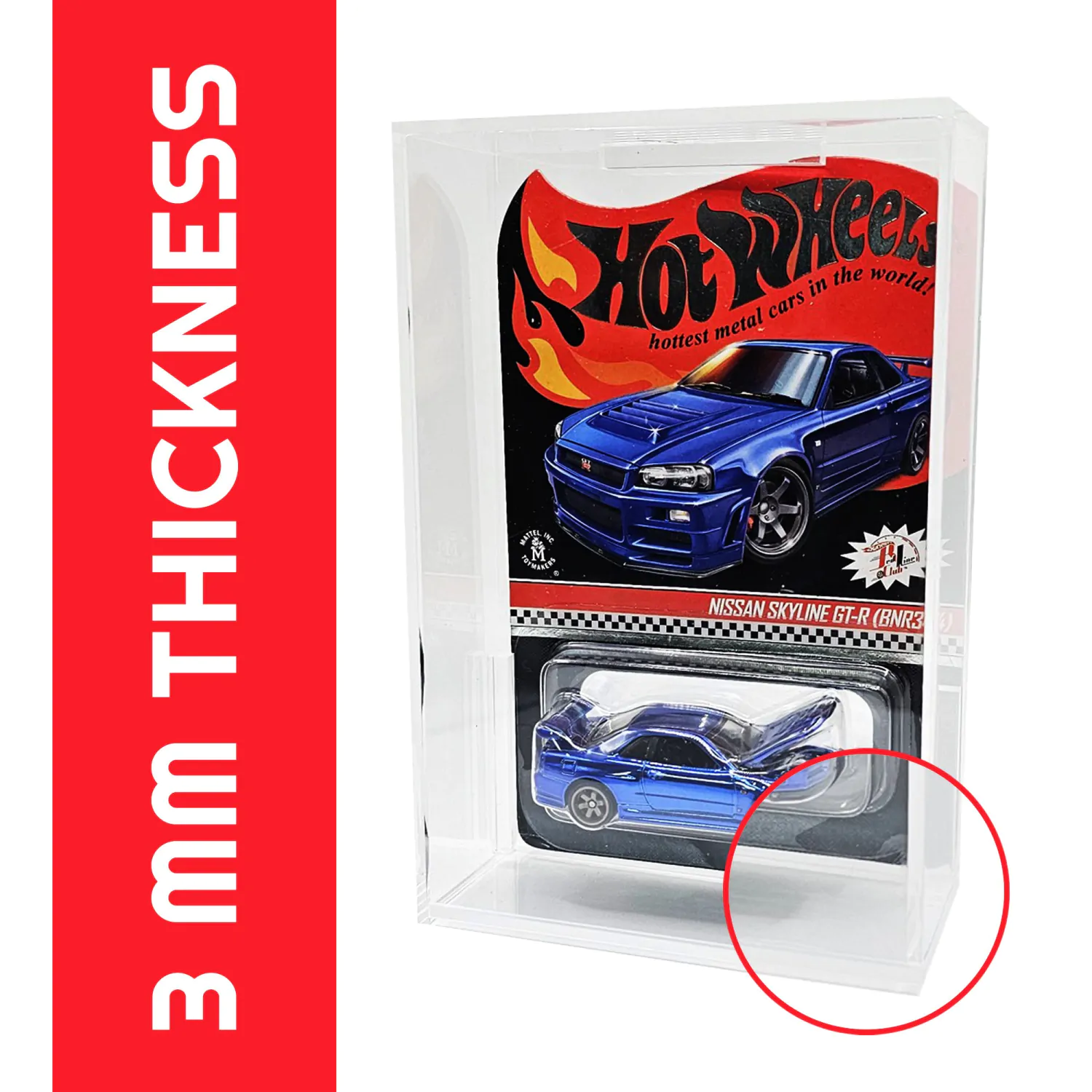Hot Wheels Mainline Akrylové Puzdro 2-balenie produktová fotografia