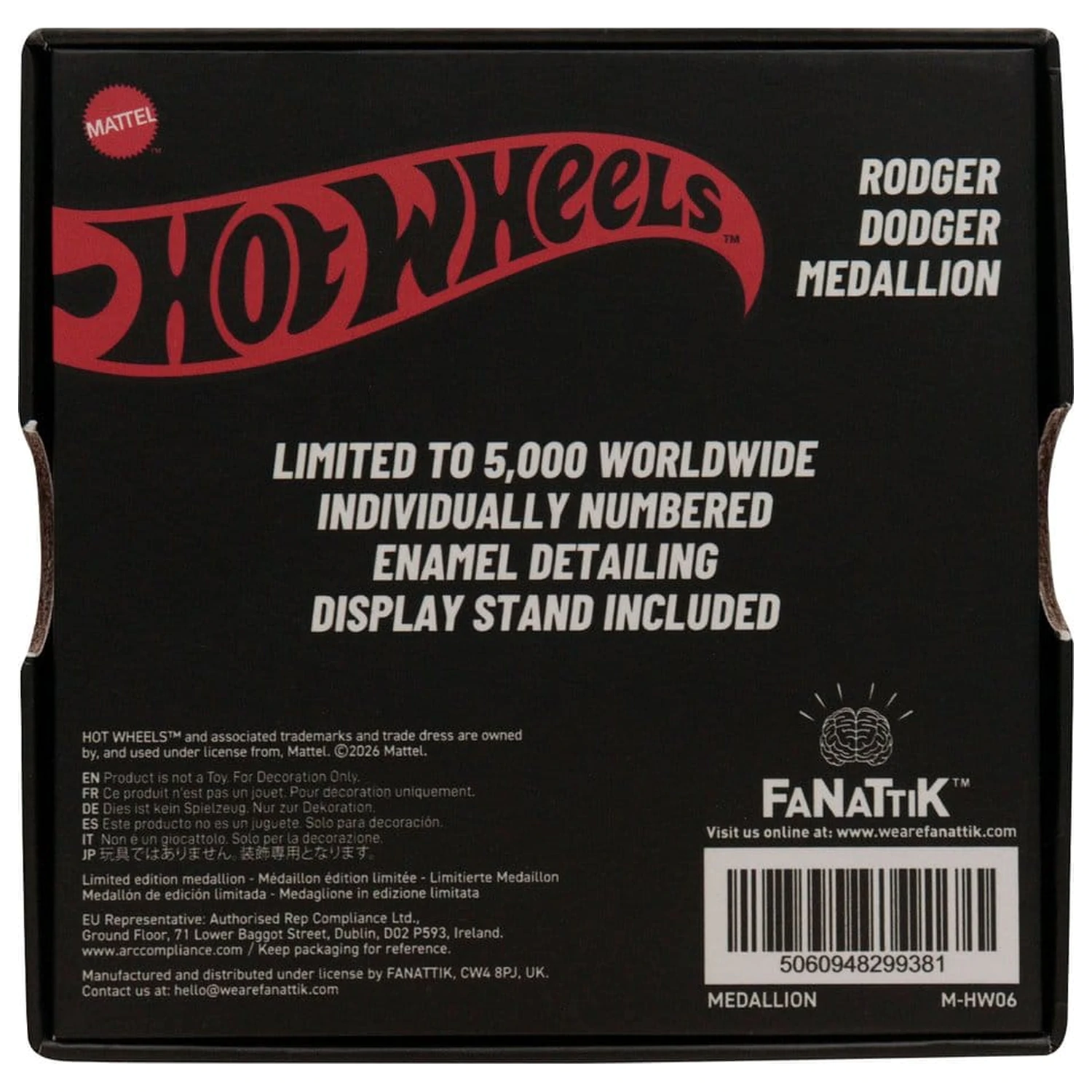 Hot Wheels Medallion Rodger Dodger Limitovaná edícia produktová fotografia