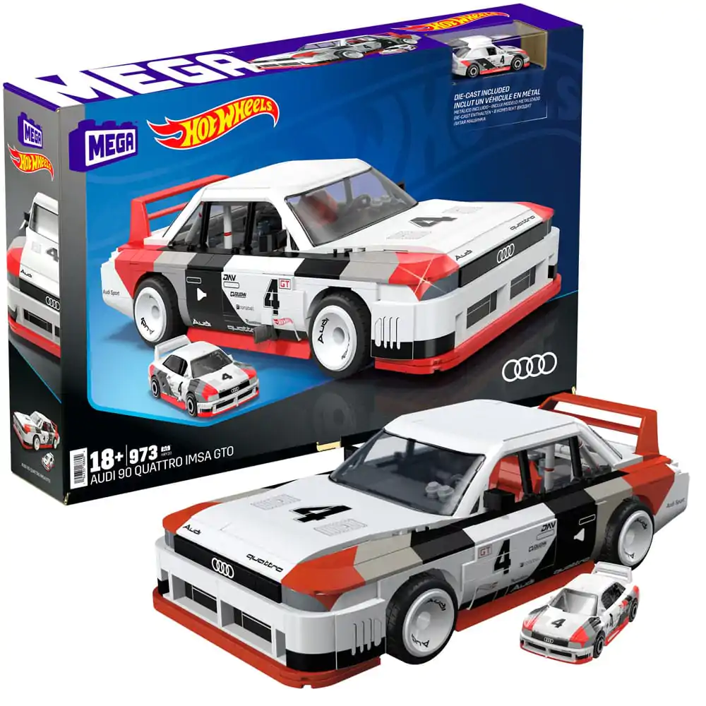 Hot Wheels MEGA Construction Set 1/15 Audi 90 Quattro IMSA GTO 29 cm termékfotó