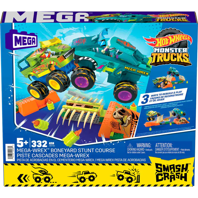 Hot Wheels Mega-Wrex Monster Trucks MEGA Construx stavebnica produktová fotografia