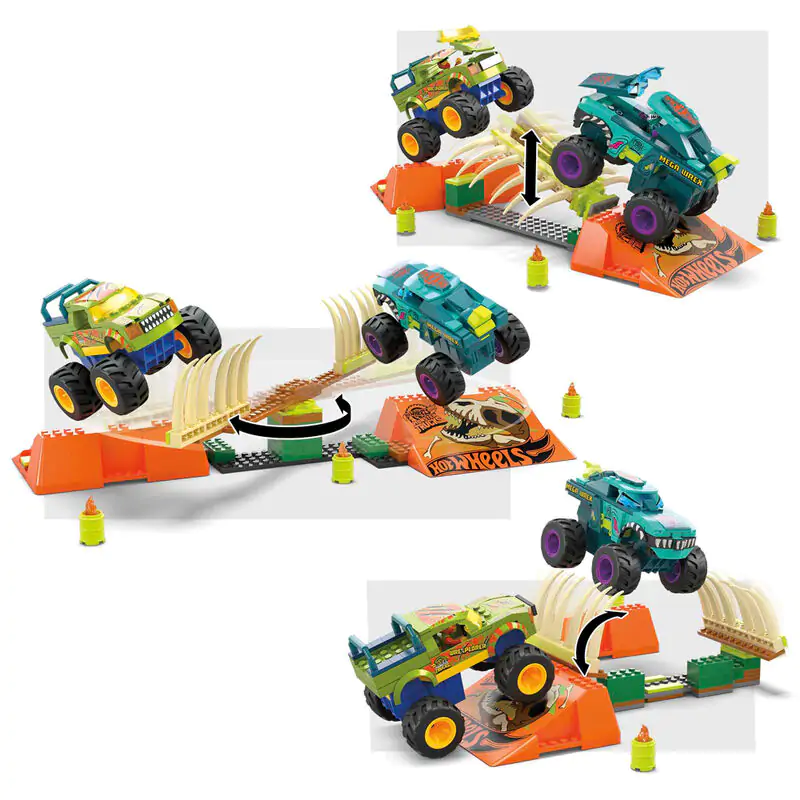 Hot Wheels Mega-Wrex Monster Trucks MEGA Construx stavebnica produktová fotografia