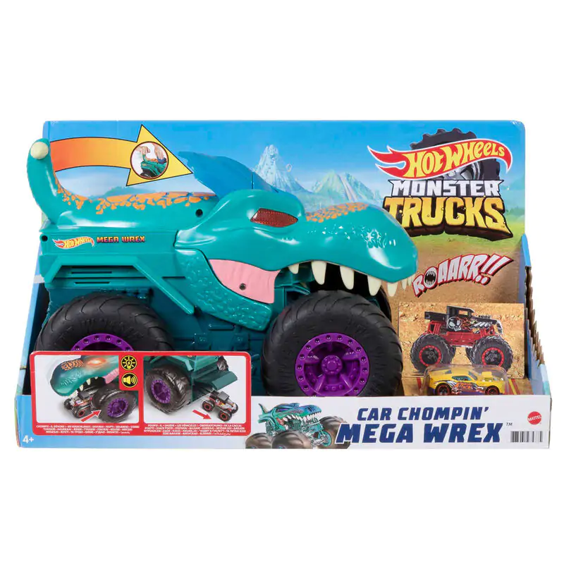 Hot Wheels Monster Trucks Auto Chompin Mega Wrex produktová fotografia