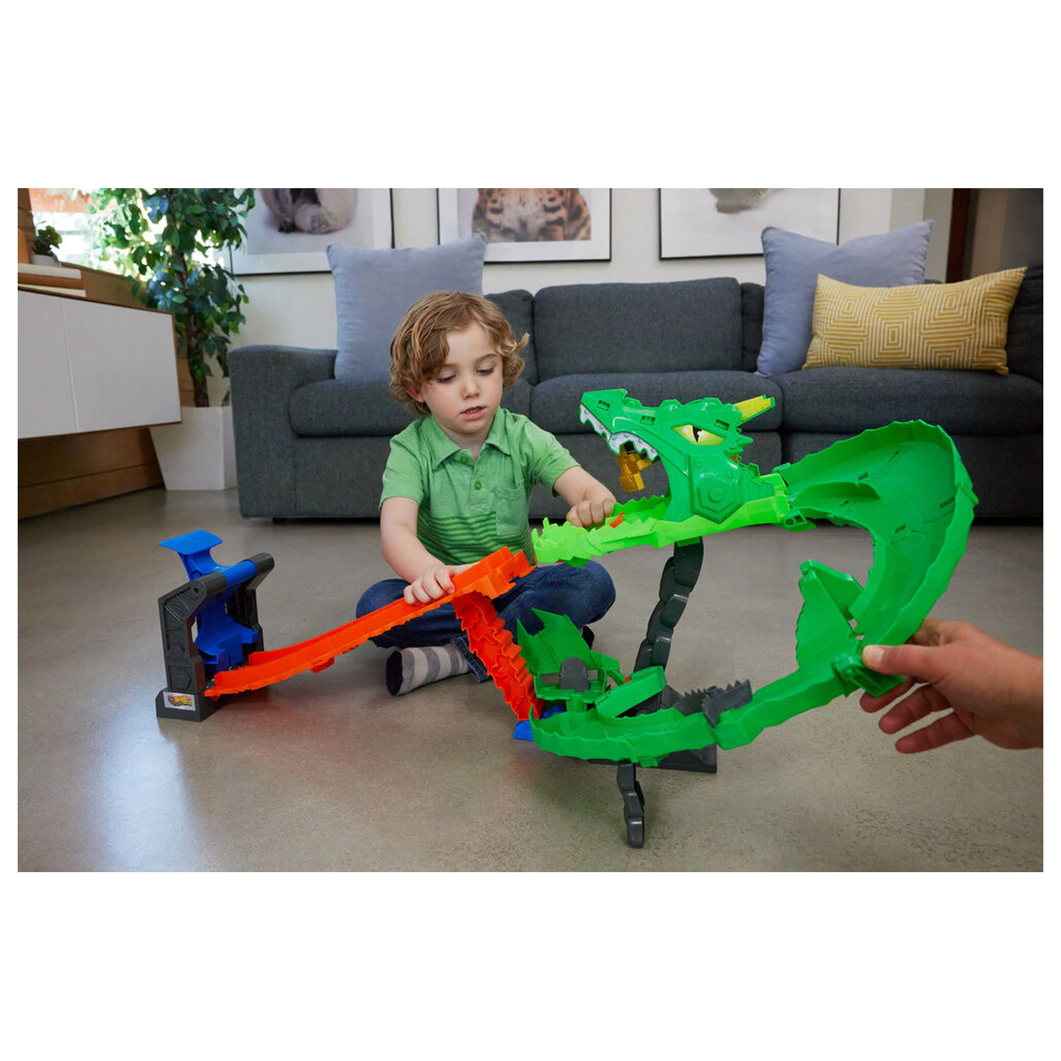 Hot Wheels Monster Trucks Dragon Demolition produktová fotografia