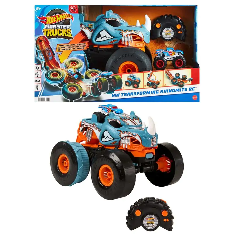 Hot Wheels Monster Trucks Rhinomite auto na diaľkové ovládanie produktová fotografia
