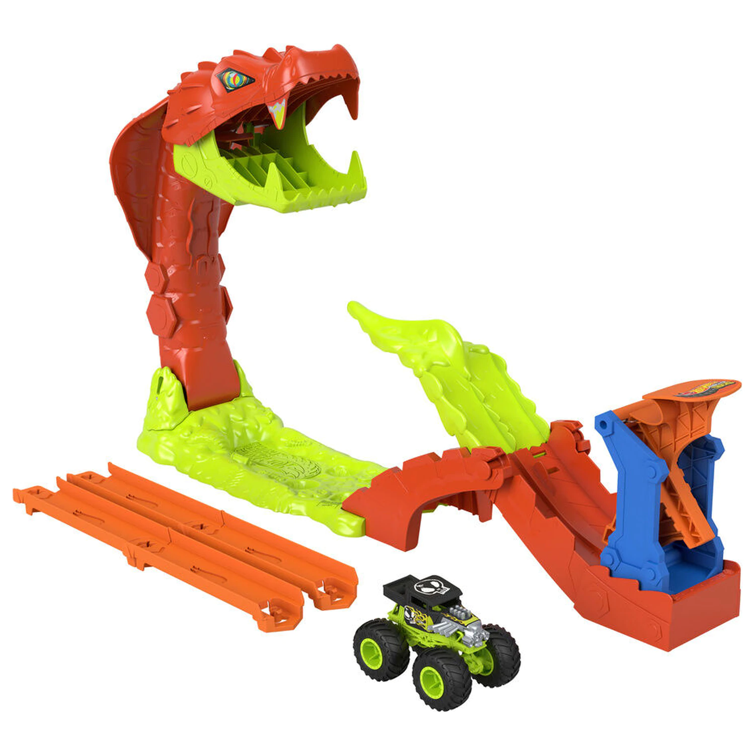 Hot Wheels Monster Trucks Snake Bite hracia súprava produktová fotografia