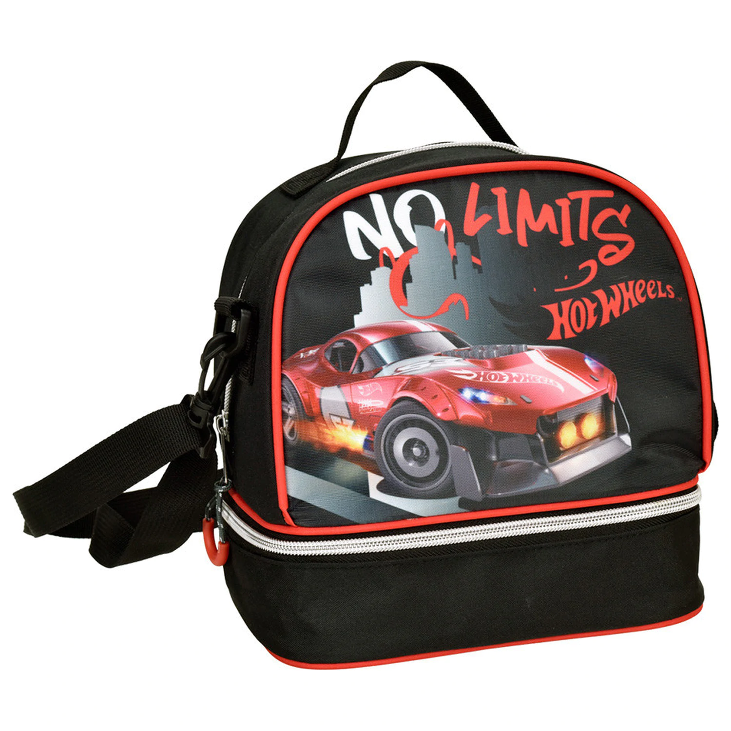 Hot Wheels No Limits termotaška na obed 21 cm produktová fotografia