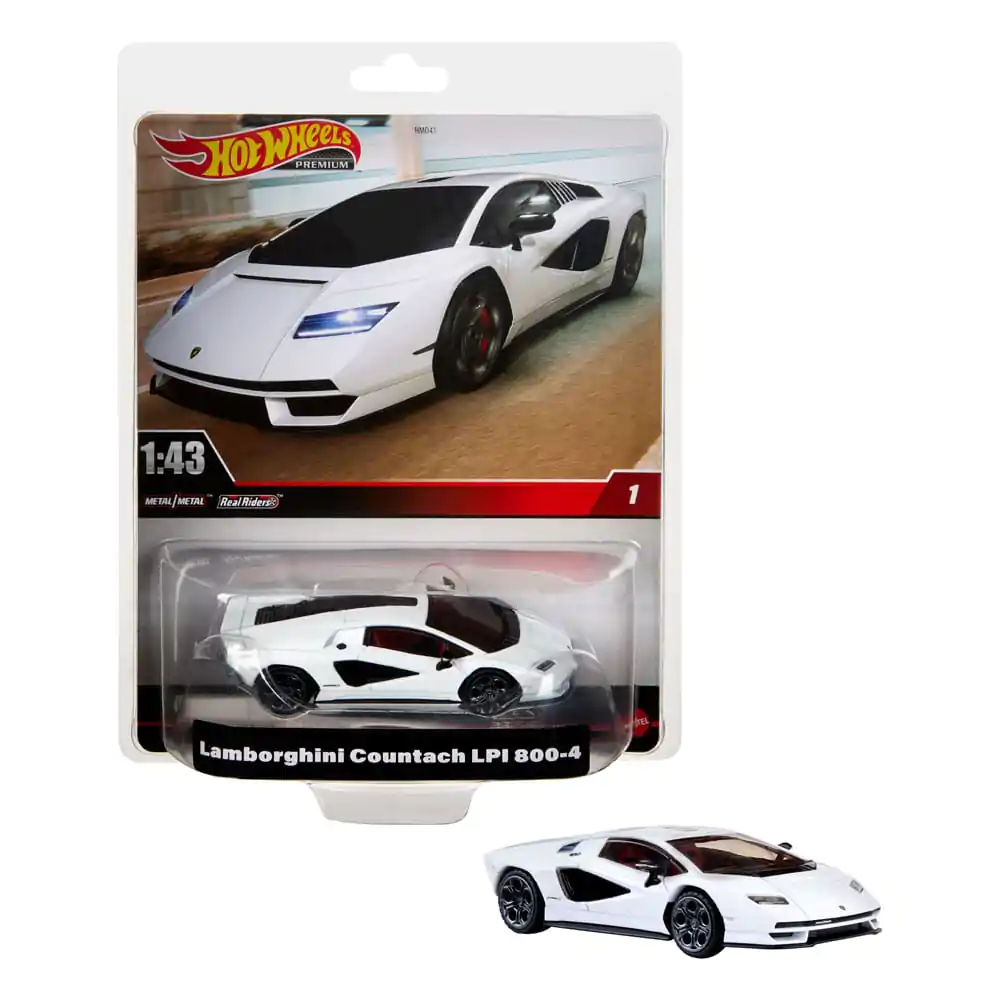 Hot Wheels Premium Diecast vozidlo 1/43 Lamborghini Countach LPI 800-4 produktová fotografia