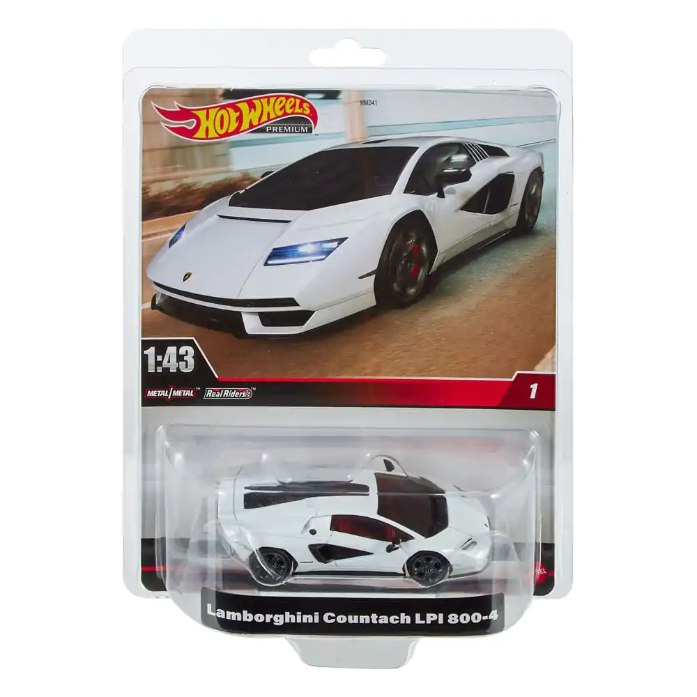 Hot Wheels Premium Diecast vozidlo 1/43 Lamborghini Countach LPI 800-4 produktová fotografia