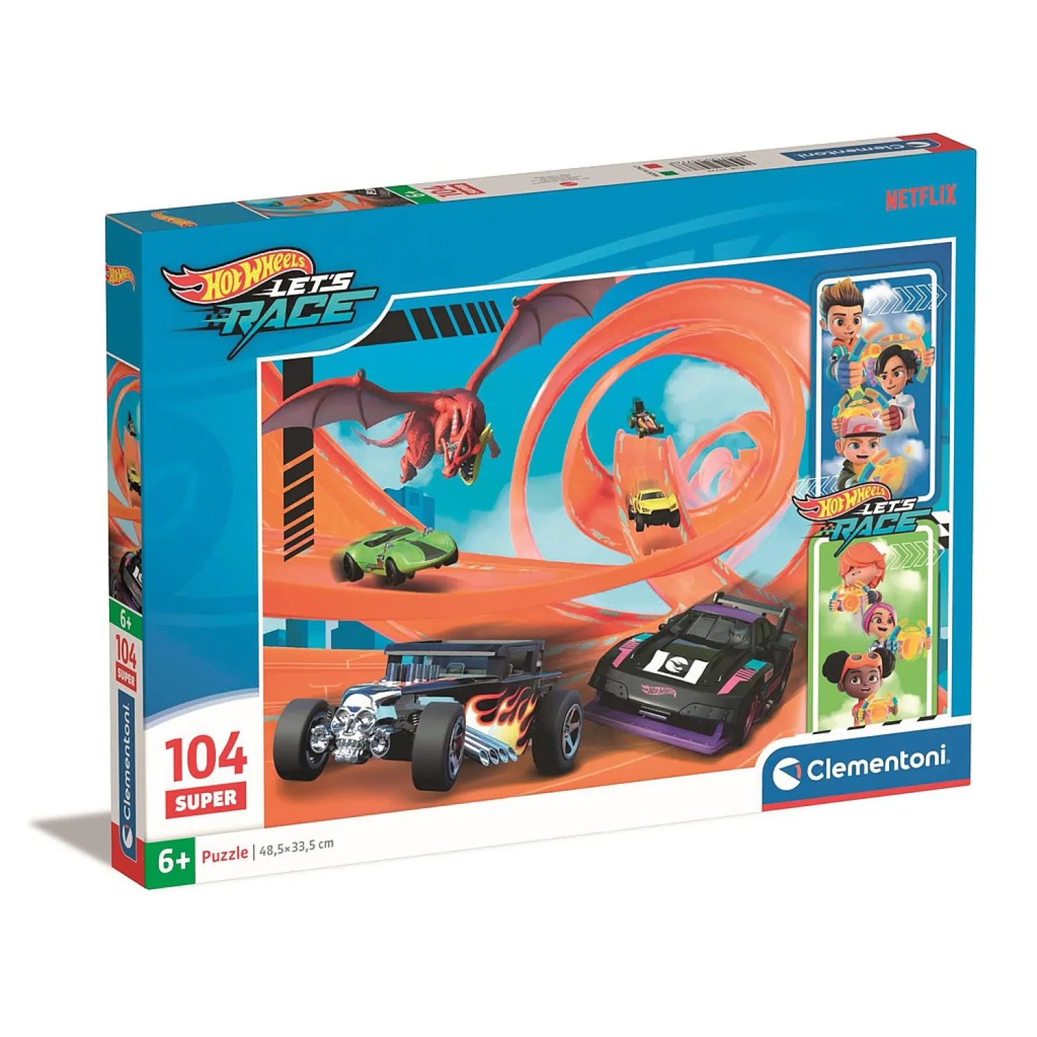 Hot Wheels puzzle 104 dielikov produktová fotografia