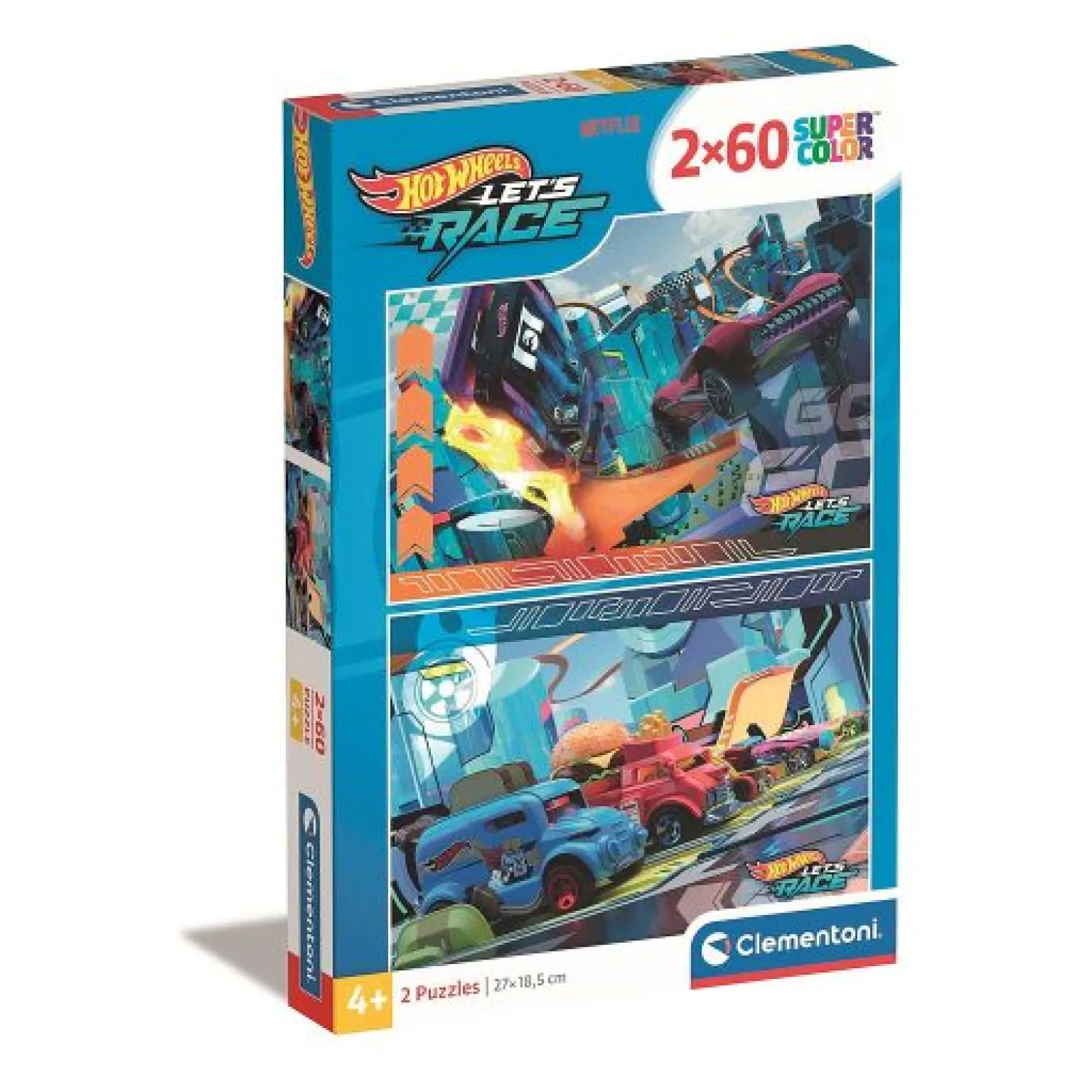 Hot Wheels puzzle 2 x 60 dielikov produktová fotografia
