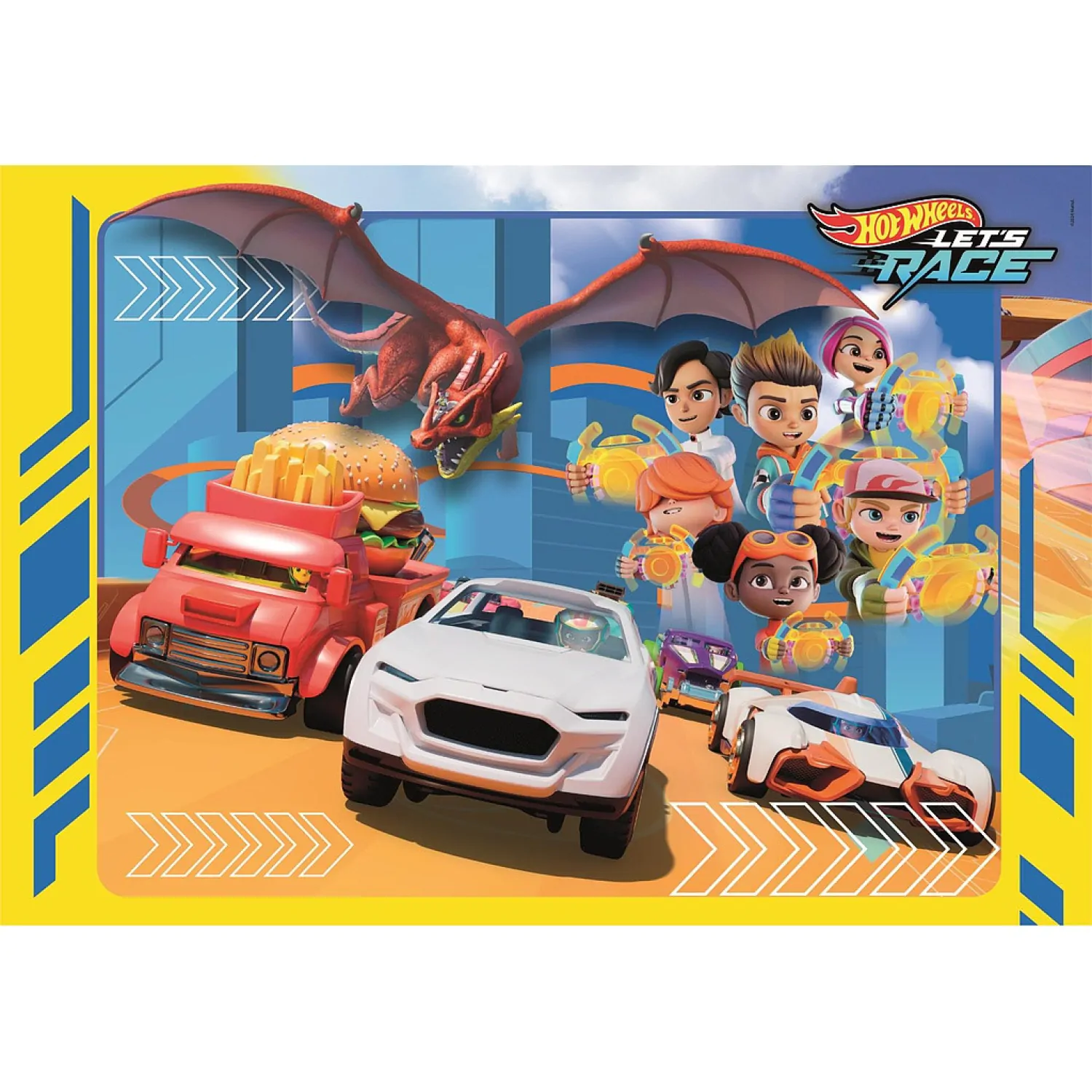 Hot Wheels puzzle 30 dielikov produktová fotografia