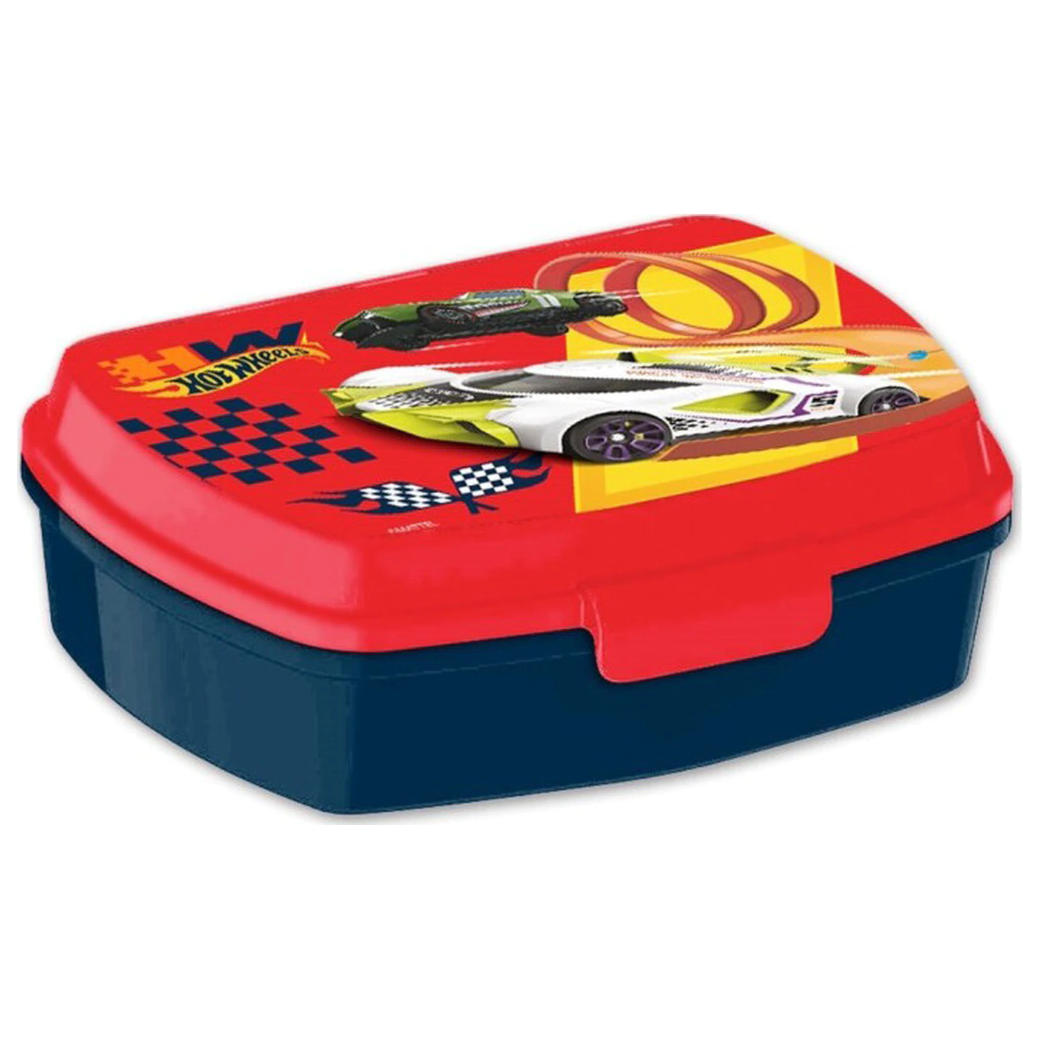 Hot Wheels Červená Zábavná Plastová Škatuľka na Sendvič produktová fotografia