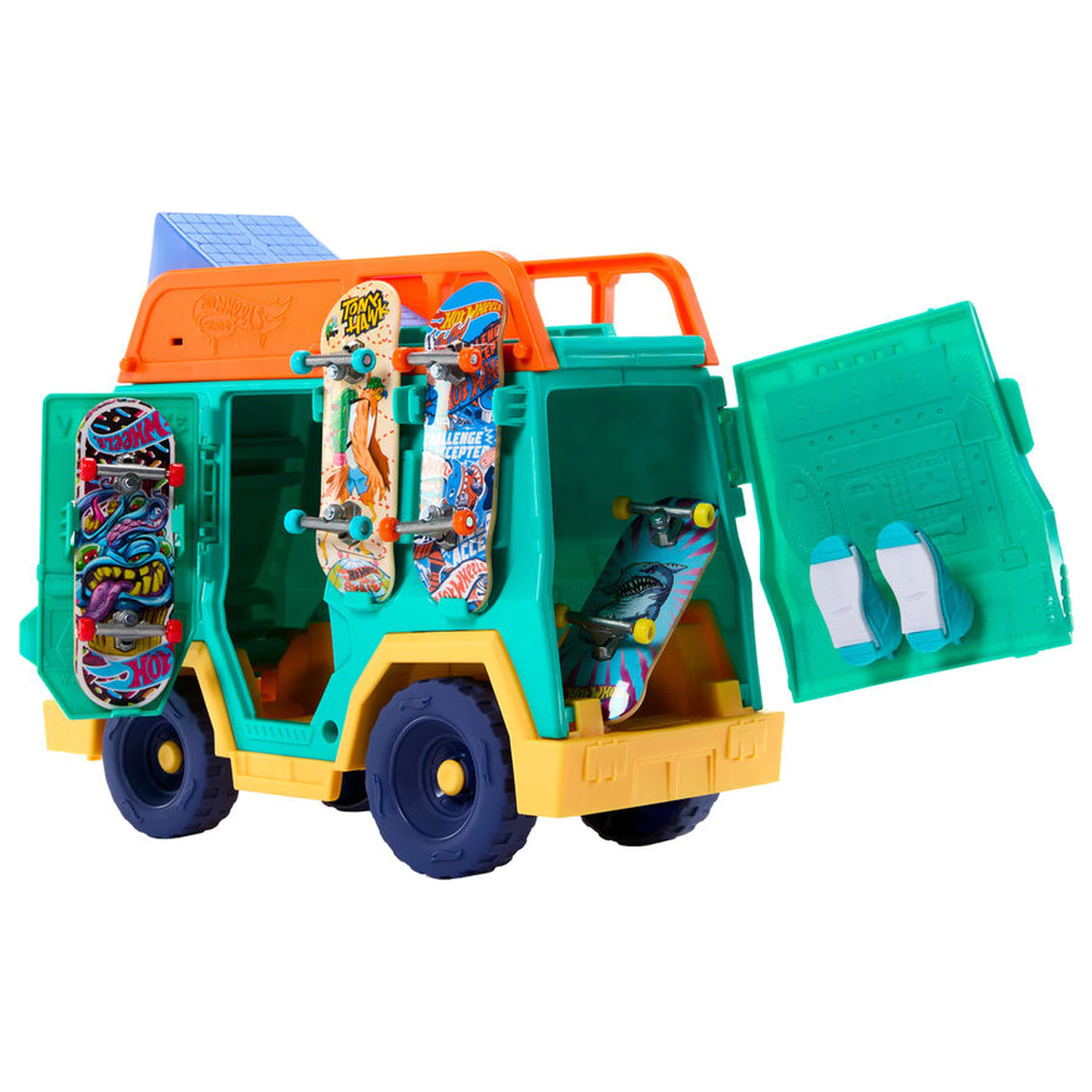 Hot Wheels Skate dodávka s herným setom produktová fotografia