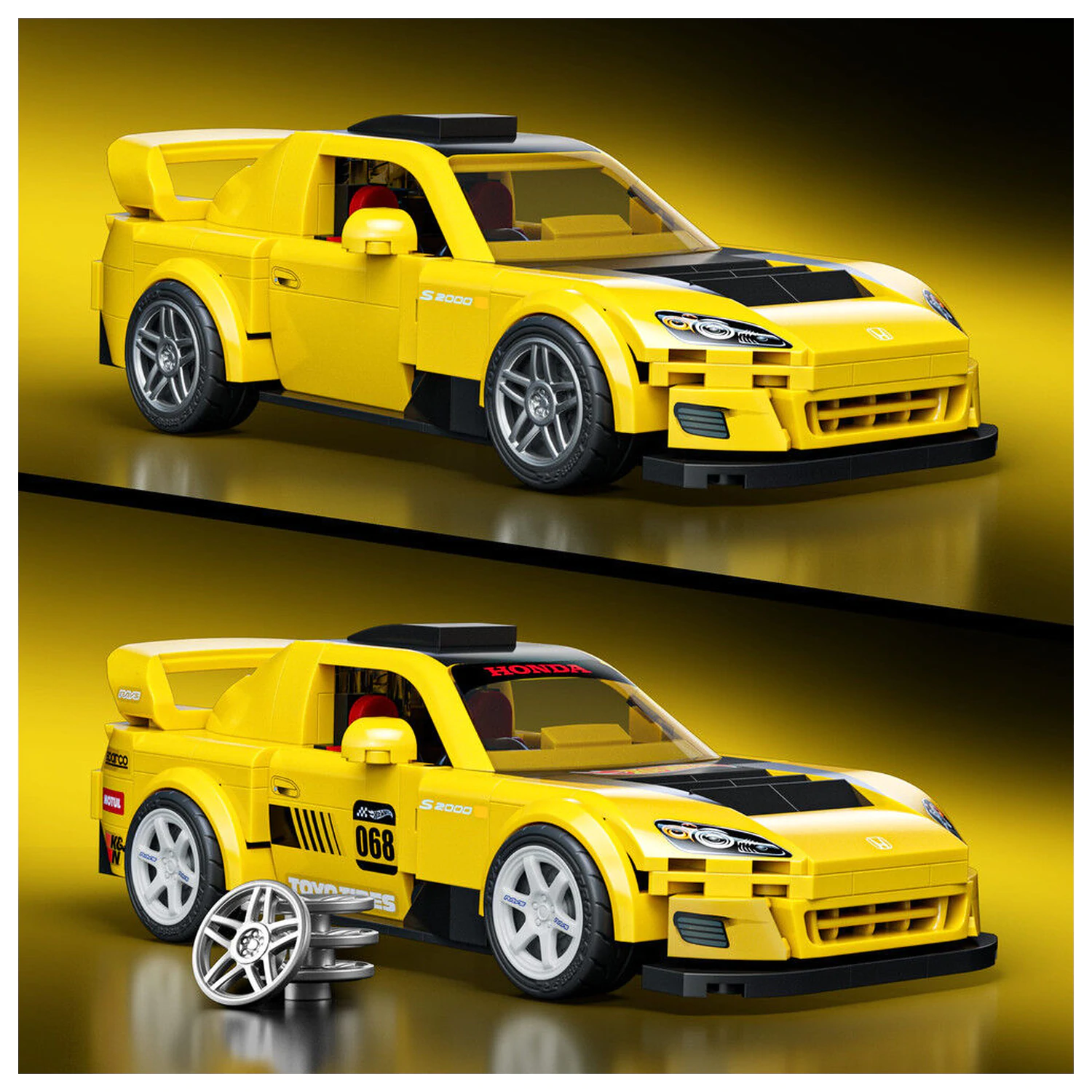 Hot Wheels Speed Series Mattel Brick Shop Stavebnica 1/32 '07 Honda S2000 produktová fotografia