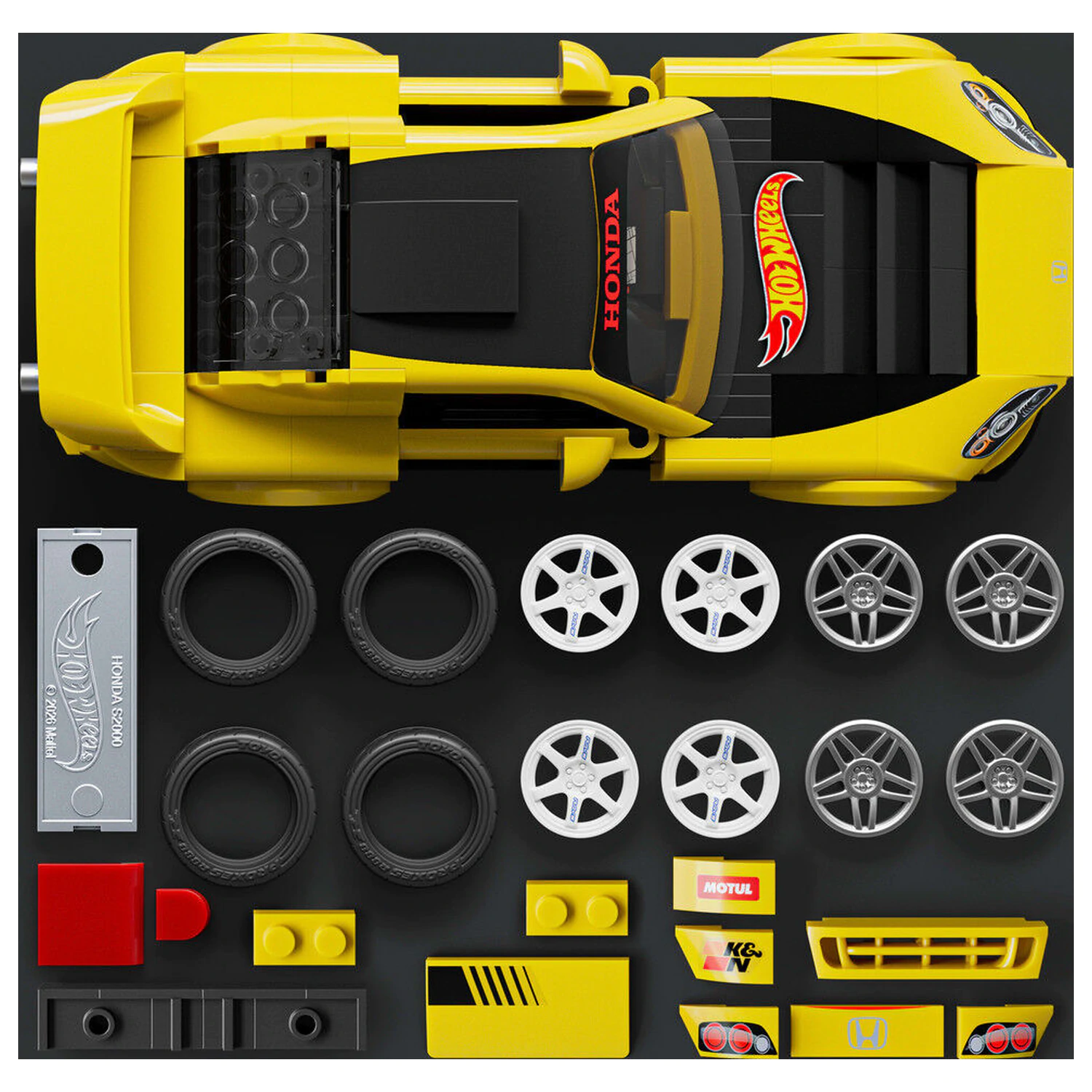 Hot Wheels Speed Series Mattel Brick Shop Stavebnica 1/32 '07 Honda S2000 produktová fotografia