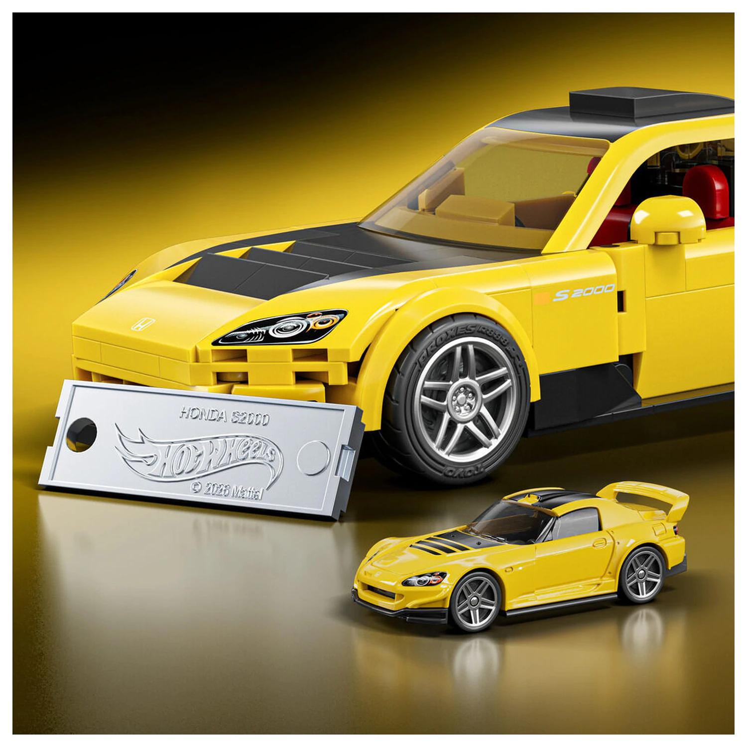 Hot Wheels Speed Series Mattel Brick Shop Stavebnica 1/32 '07 Honda S2000 produktová fotografia