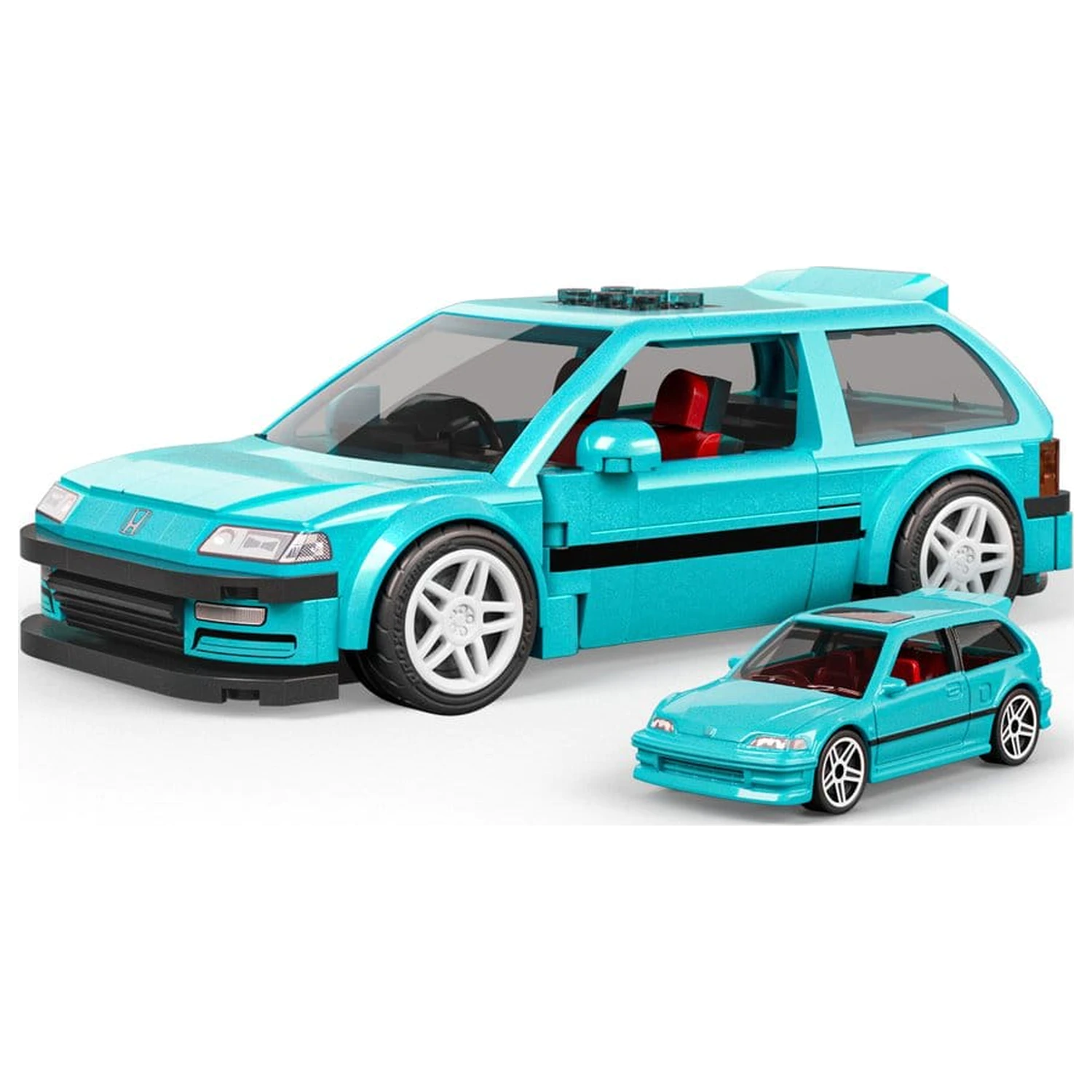 Hot Wheels Speed Series Mattel Brick Shop Stavebnica 1/32 Custom ’90 Honda Civic EF produktová fotografia