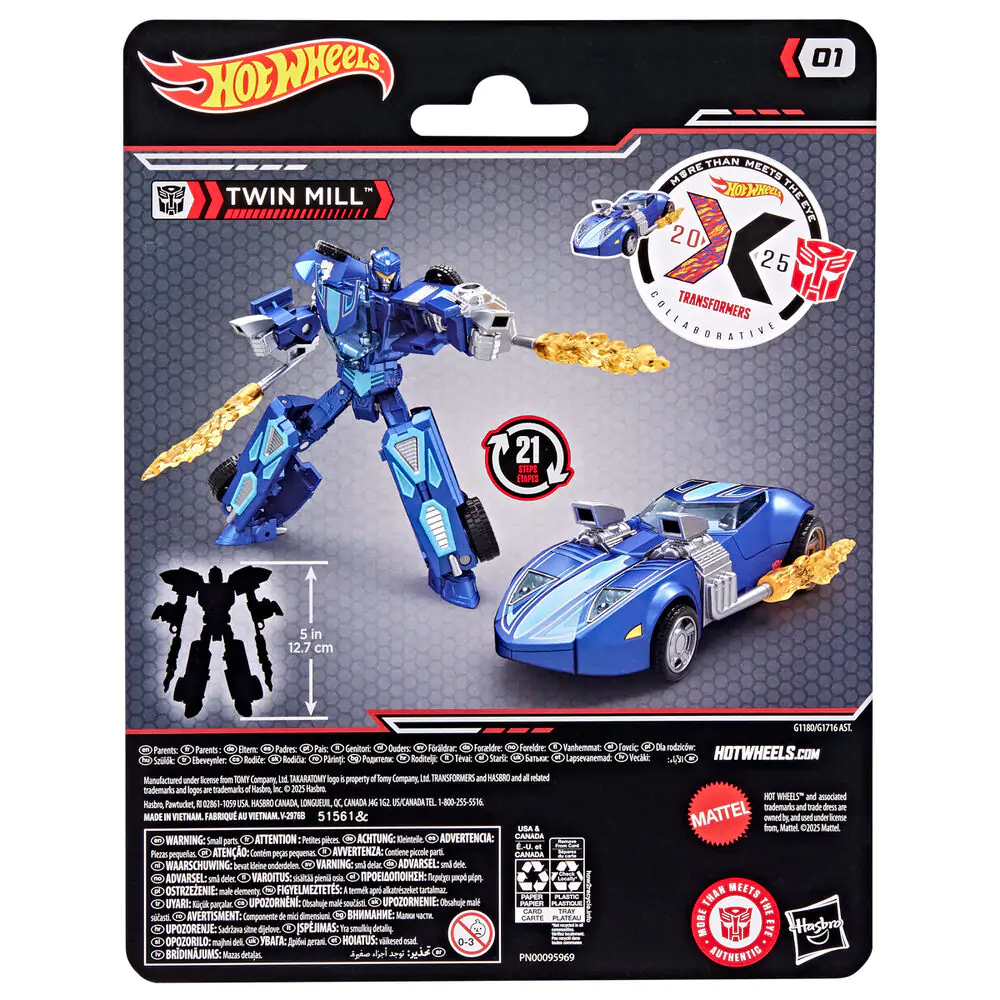 Hot Wheels Transformers Twin Mill auto produktová fotografia