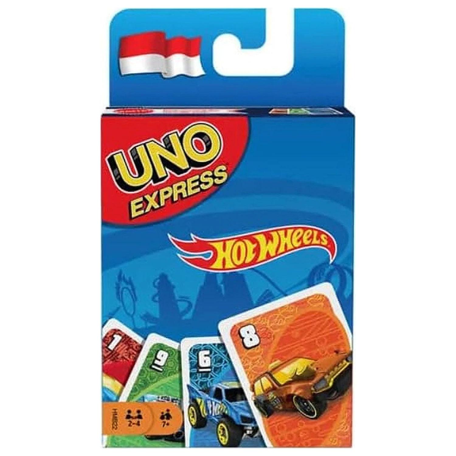 Hot Wheels UNO kartová hra produktová fotografia