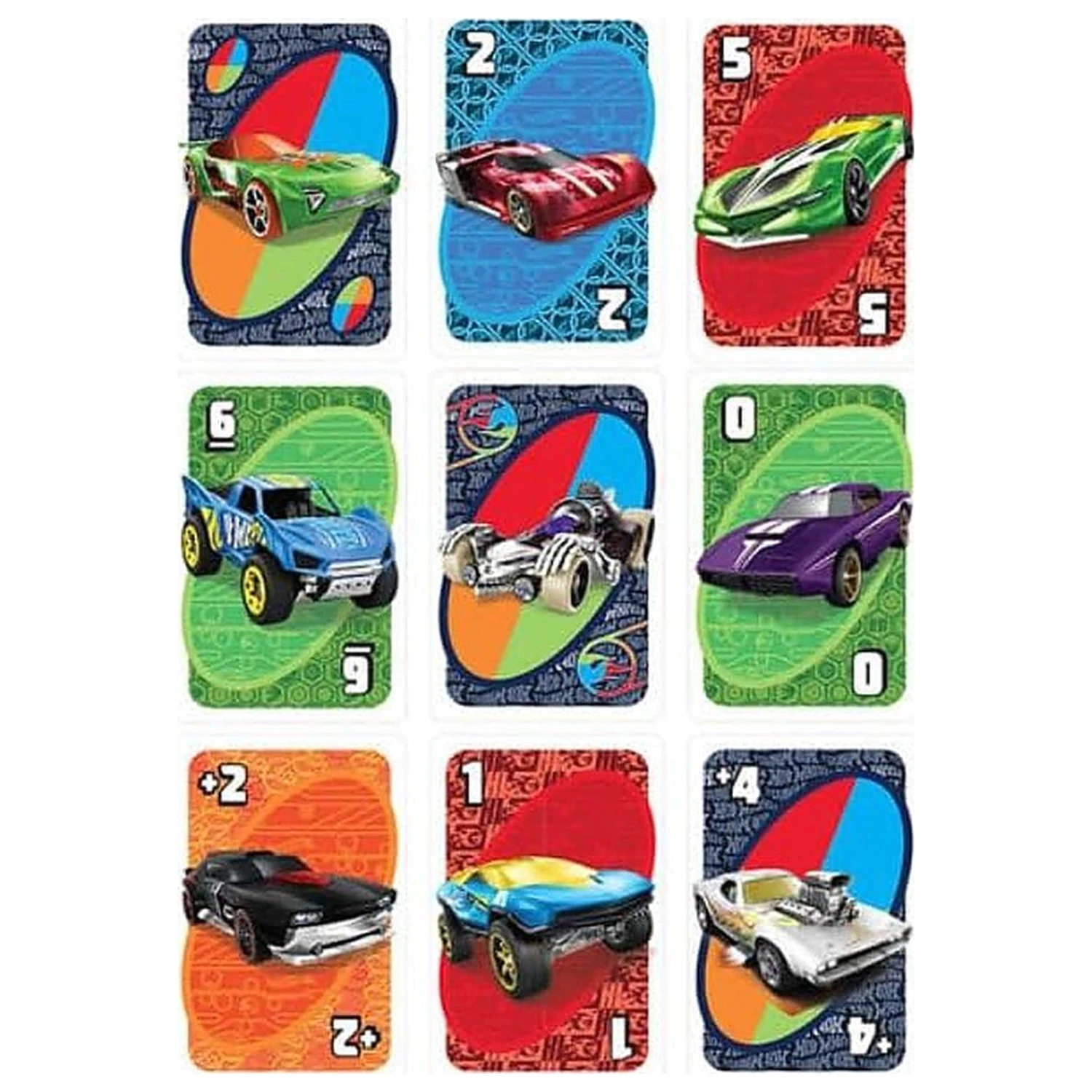 Hot Wheels UNO kartová hra produktová fotografia