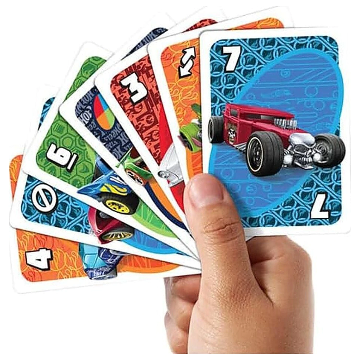 Hot Wheels UNO kartová hra produktová fotografia