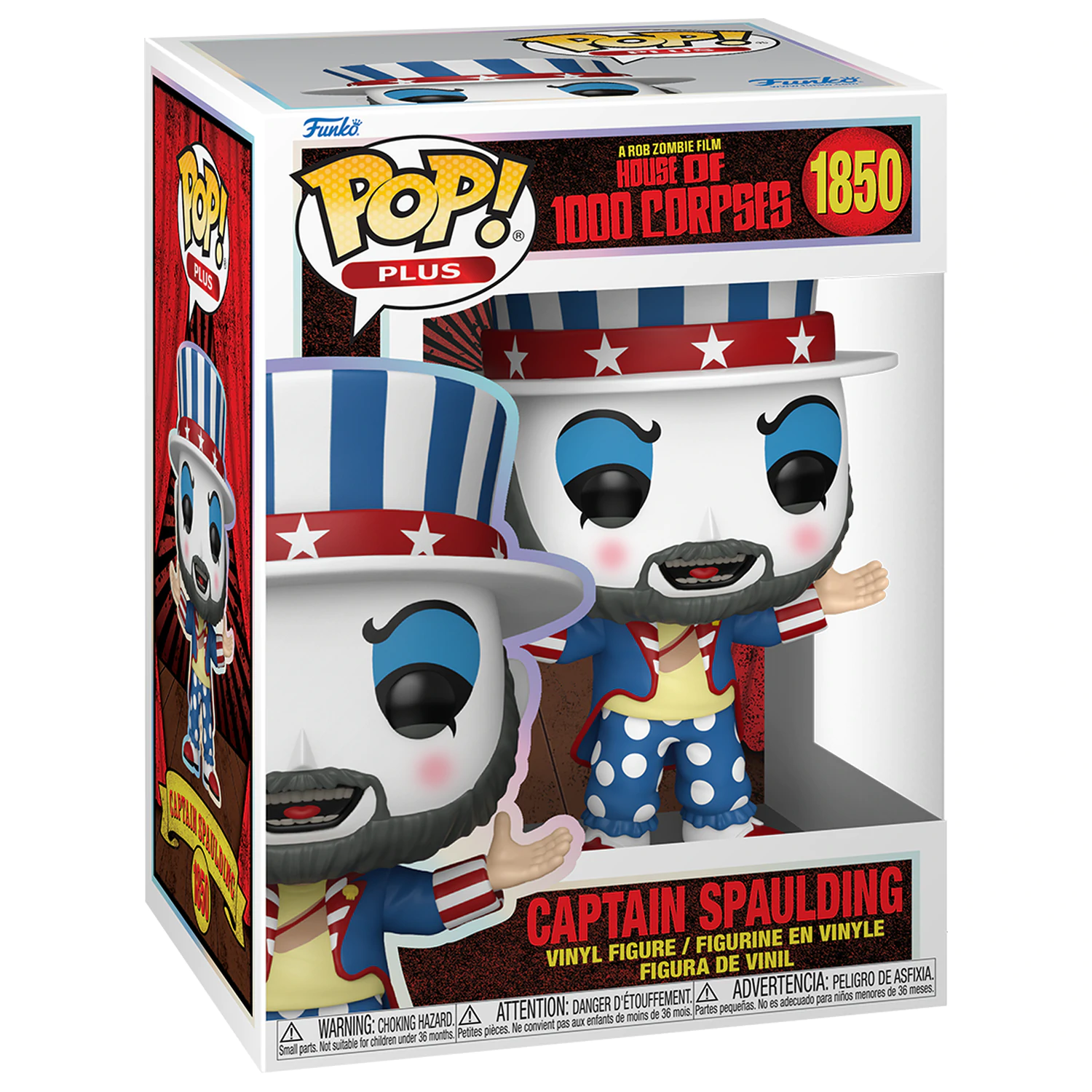 House of 1000 Corpses Funko POP! Plus Vinylová figúrka Capt. Spaulding 9 cm produktová fotografia