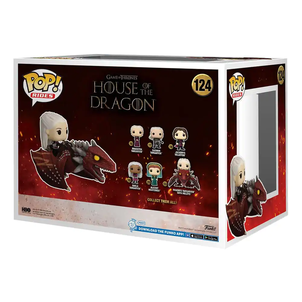 House of the Dragon Funko POP! Rides Deluxe Vinylová figúrka Rhaenys Targaryen s Meleys 9 cm produktová fotografia