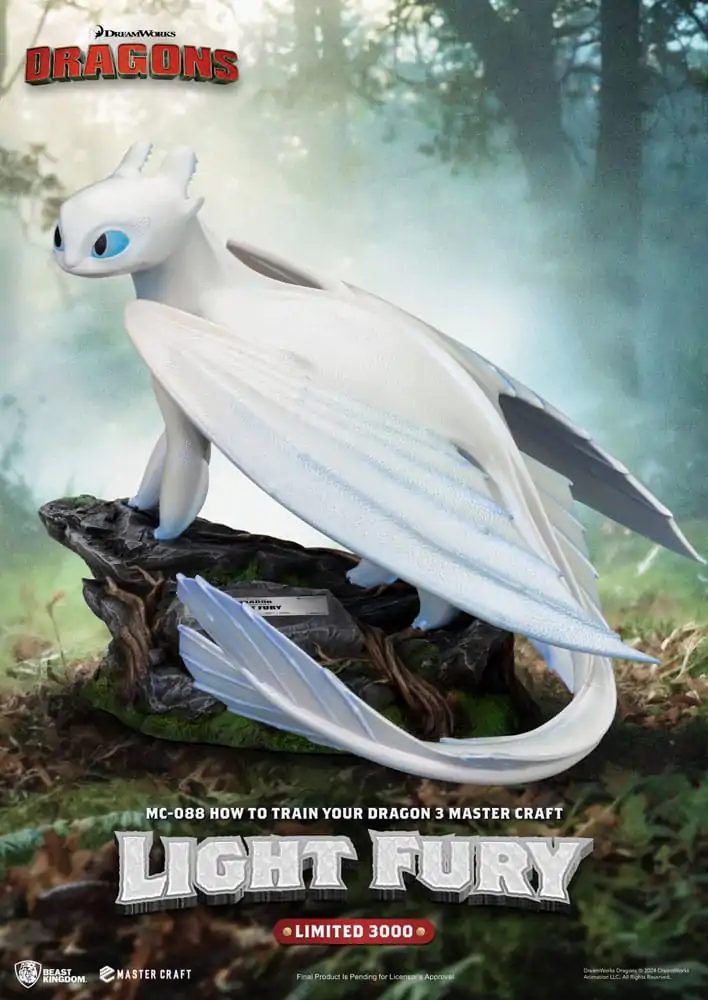 How To Train Your Dragon 3 Master Craft Statue Light Fury 29 cm termékfotó