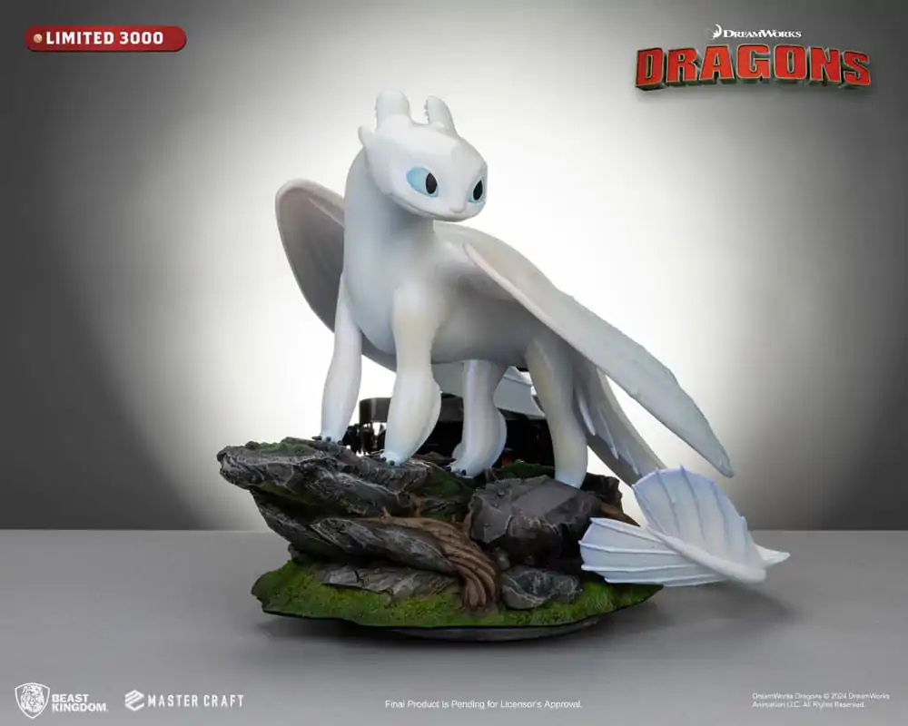 How To Train Your Dragon 3 Master Craft Statue Light Fury 29 cm termékfotó