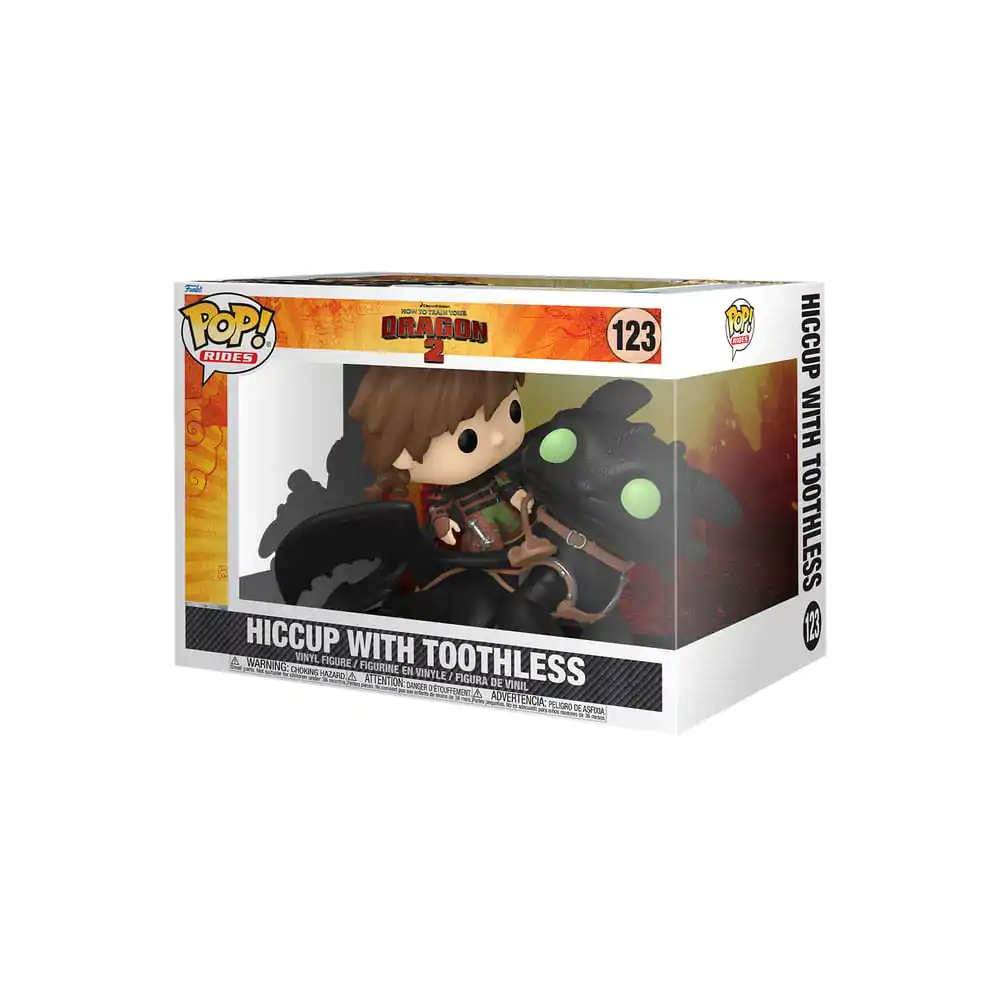 How to Train Your Dragon Funko POP! Rides Deluxe Vinyl Hiccup w/Toothless 9 cm termékfotó