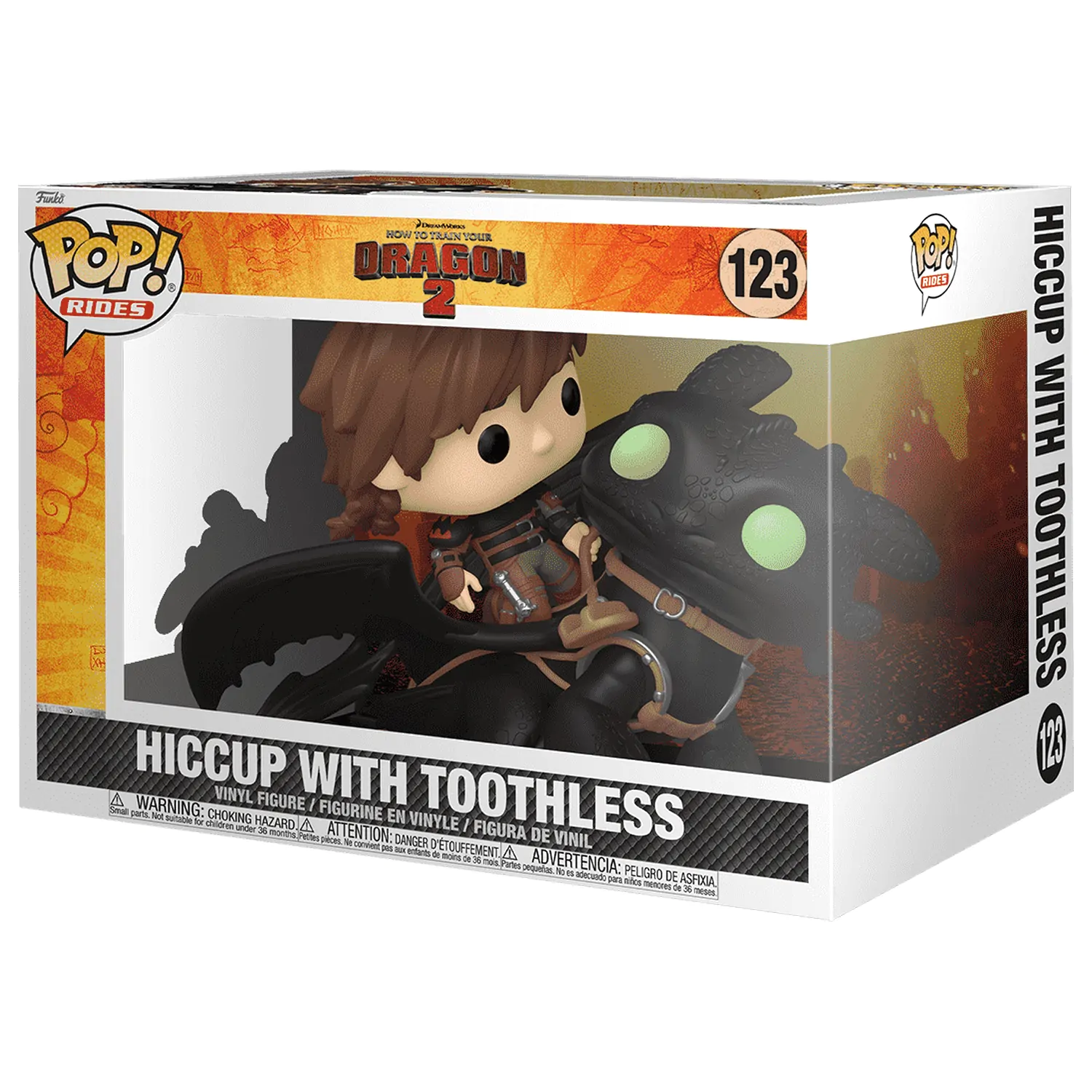 How to Train Your Dragon Funko POP! Rides Deluxe Vinyl Hiccup w/Toothless figúrka produktová fotografia