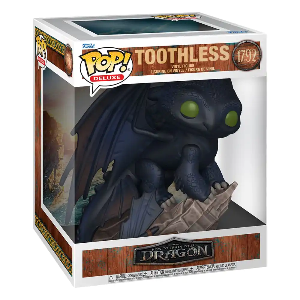 How to Train Your Dragon LAM Funko POP! Deluxe vinylová figúrka Toothless 16 cm produktová fotografia