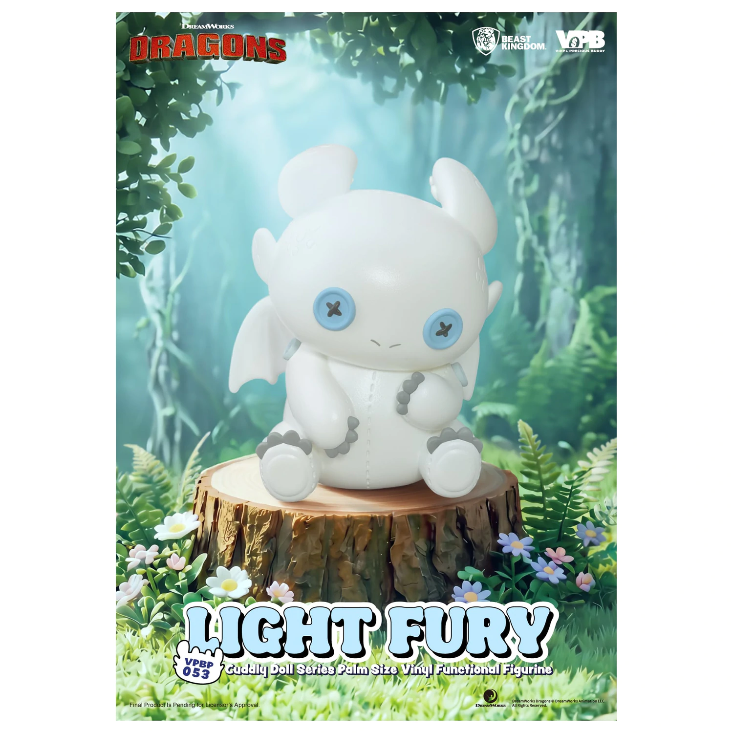 How To Train Your Dragon Light Fury Bank Vinylová figúrka 11.2cm produktová fotografia