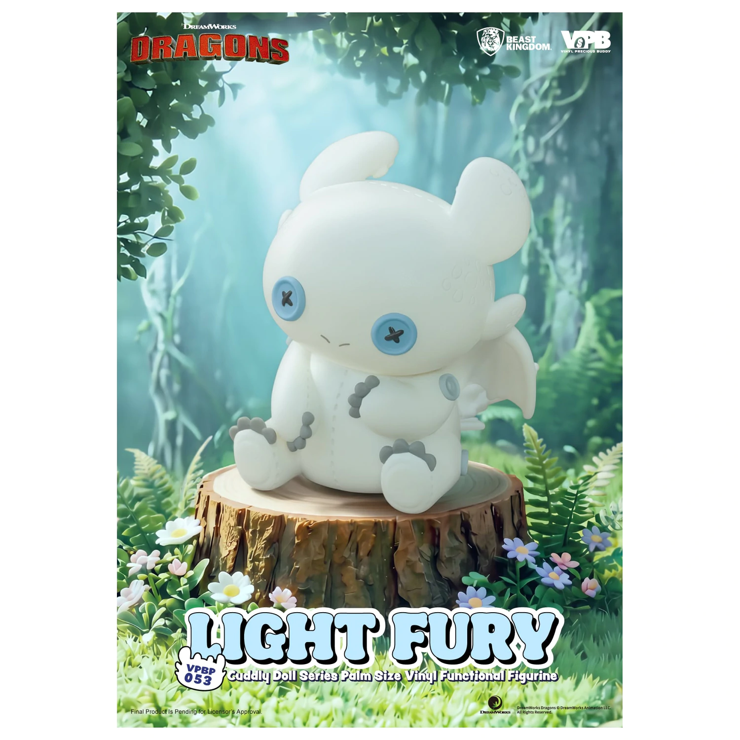 How To Train Your Dragon Light Fury Bank Vinylová figúrka 11.2cm produktová fotografia