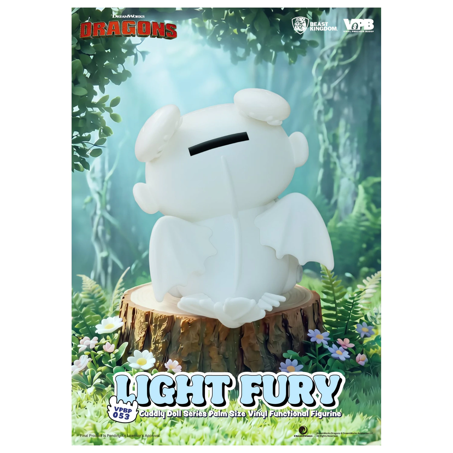 How To Train Your Dragon Light Fury Bank Vinylová figúrka 11.2cm produktová fotografia