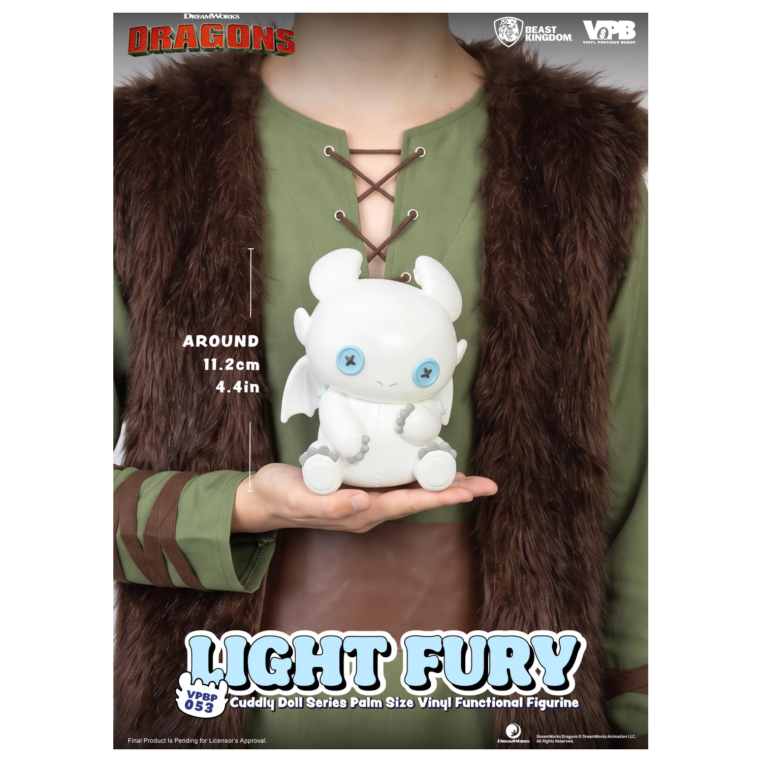 How To Train Your Dragon Light Fury Bank Vinylová figúrka 11.2cm produktová fotografia