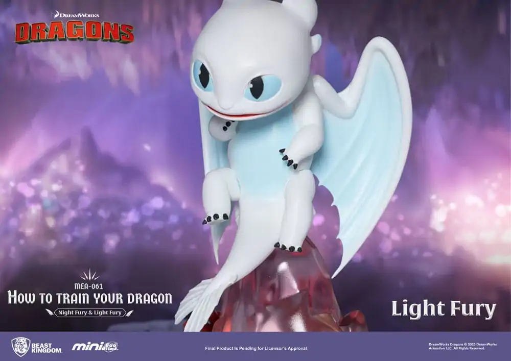 How To Train Your Dragon Mini Egg Attack Figúrky 2-Pack Night Fury & Light Fury 10 cm produktová fotografia